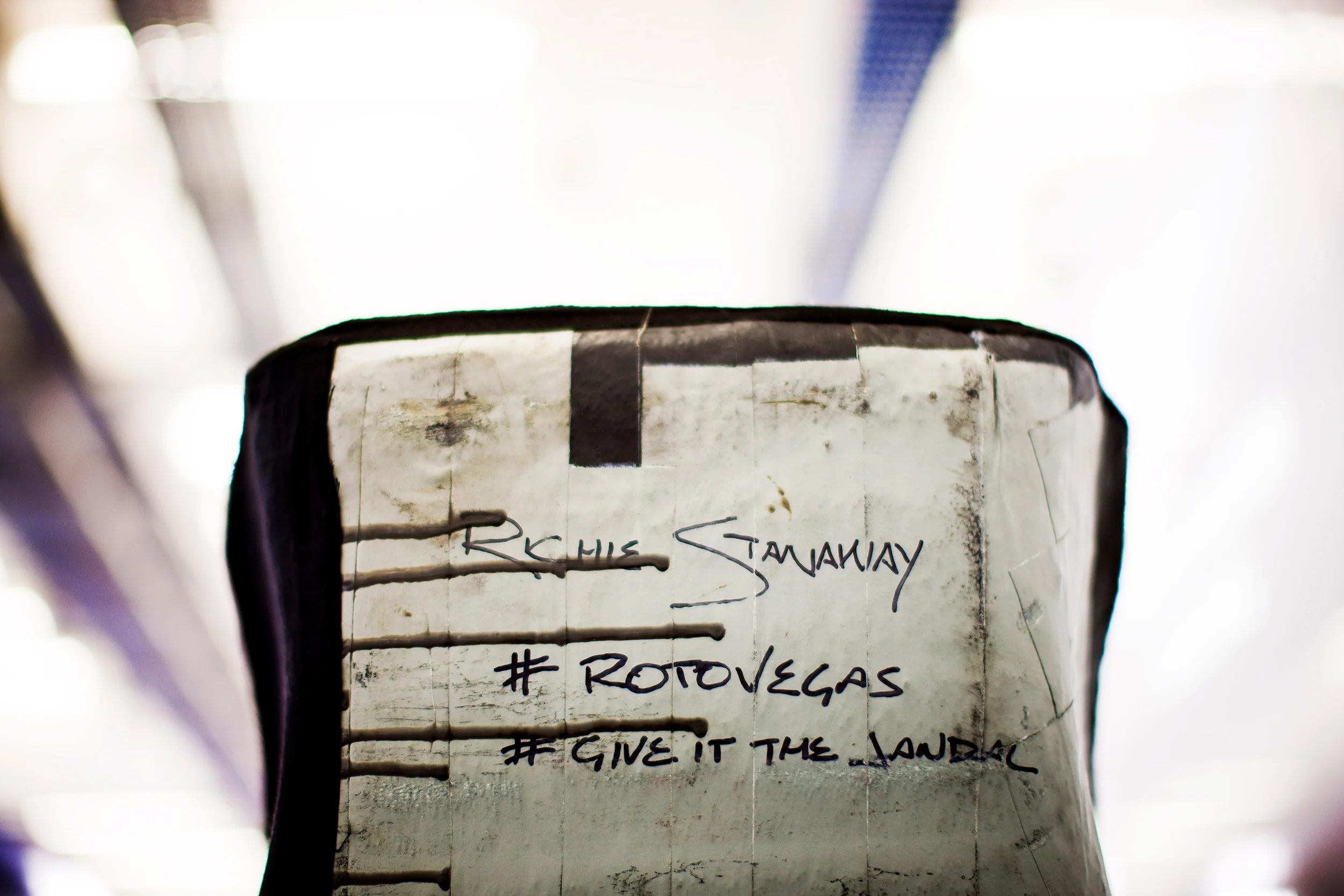Richie Stanaway's seat insert