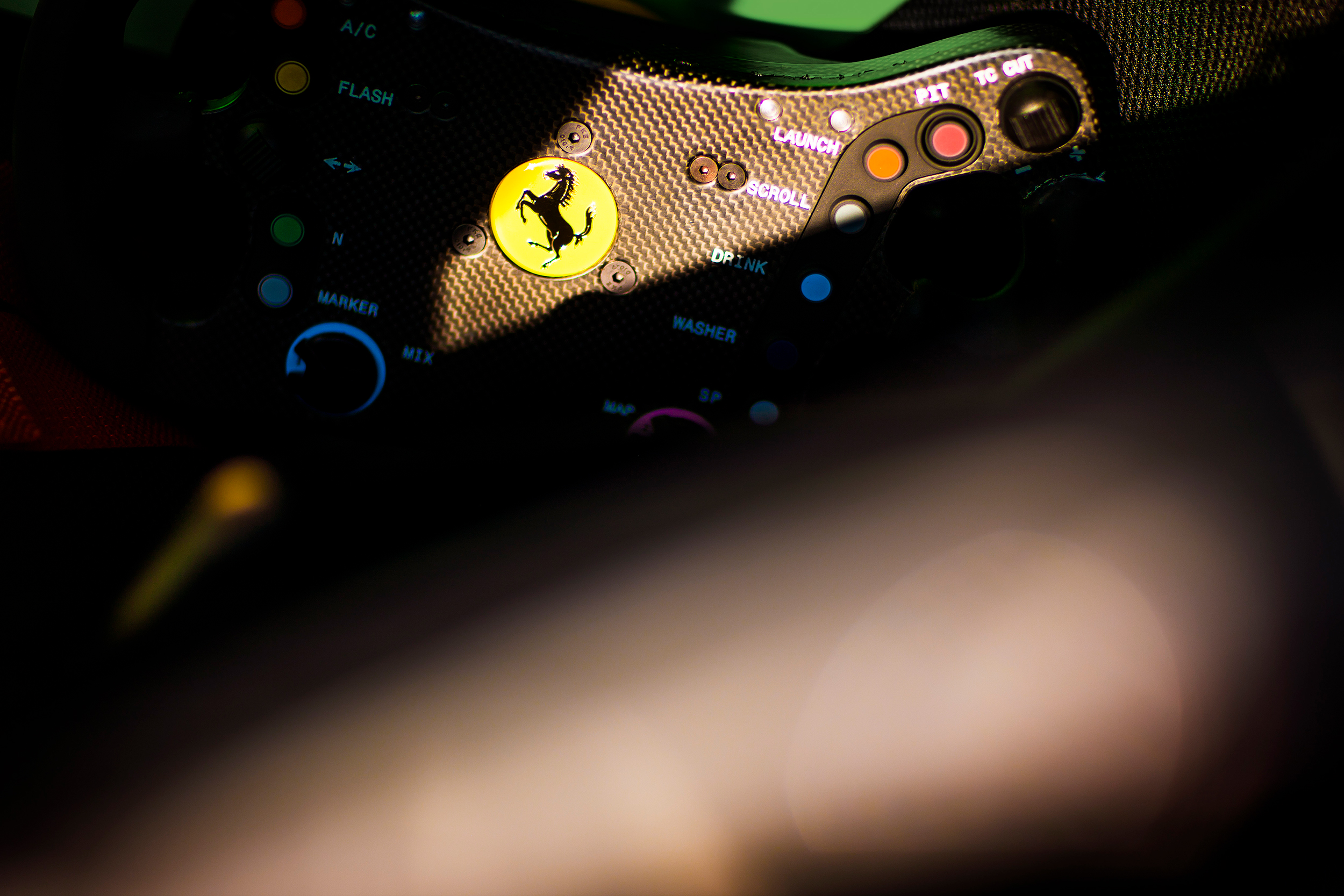Ferrari 488 steering wheel