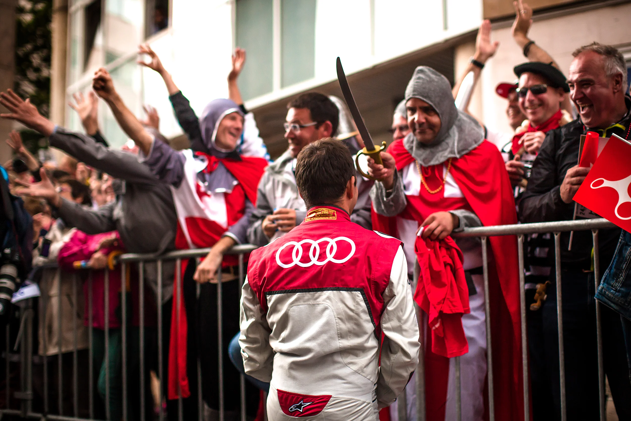 Benoit Treluyer at the drivers parade