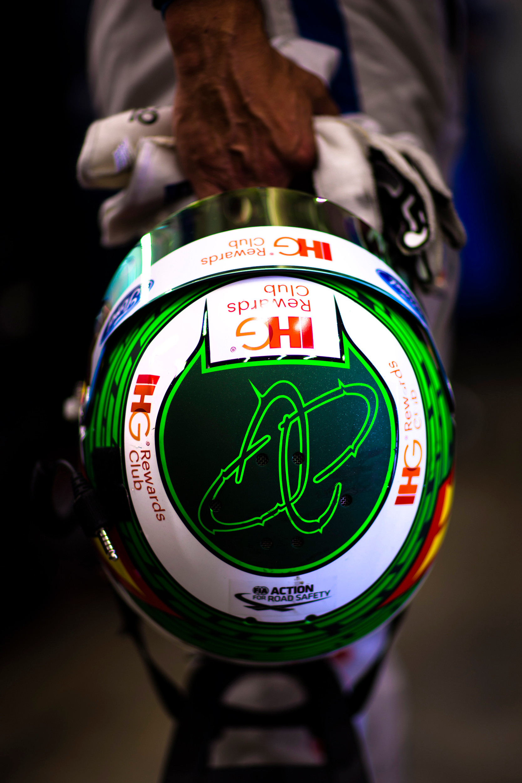 Andy Priaulx's helmet