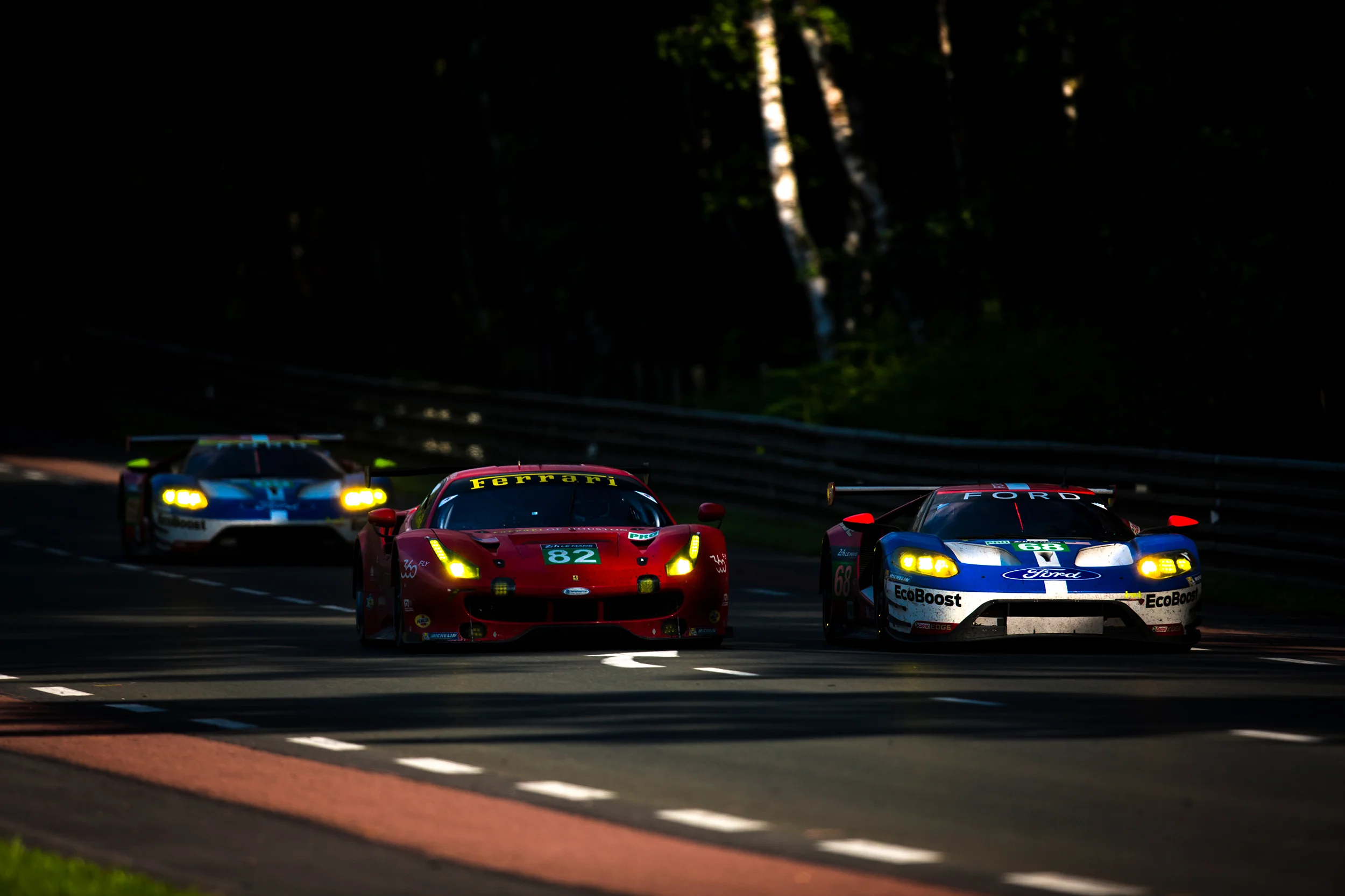 GTE class, 1st, 2nd, 3rd
