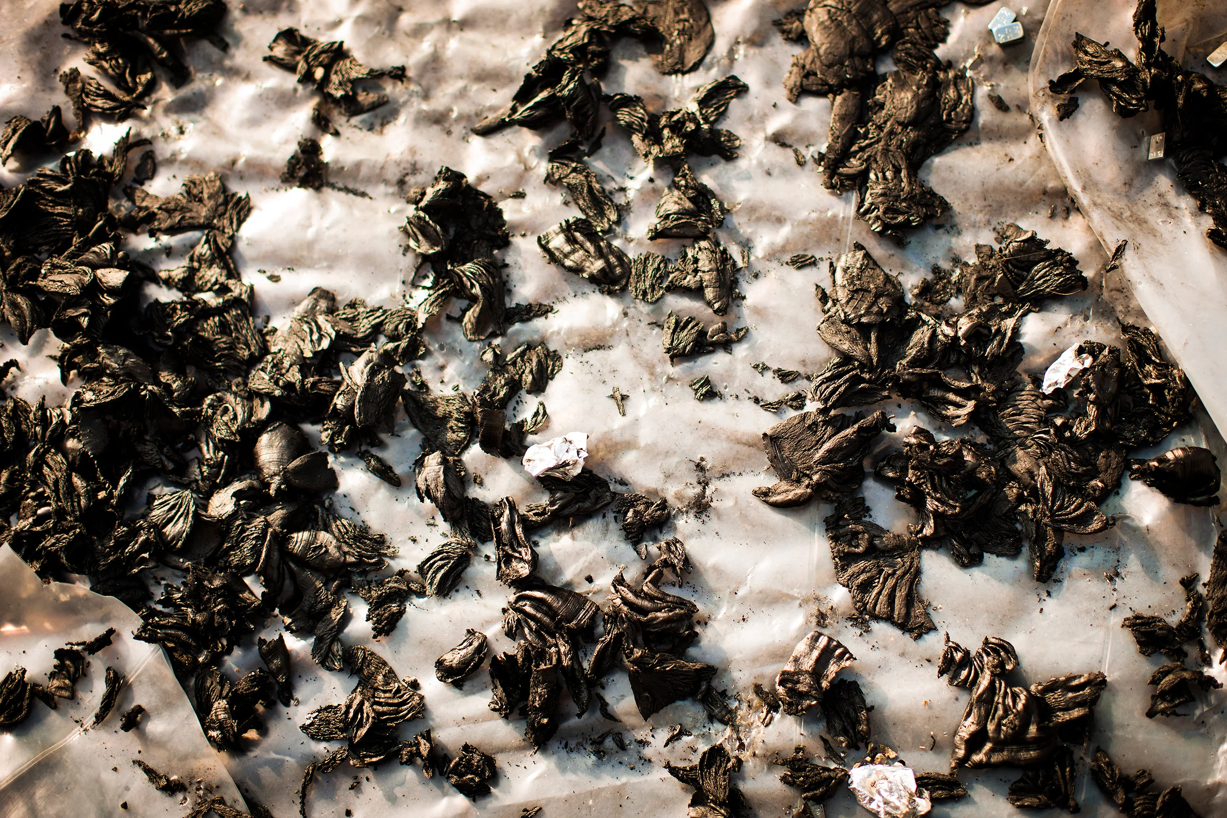 Michelin tyre debris