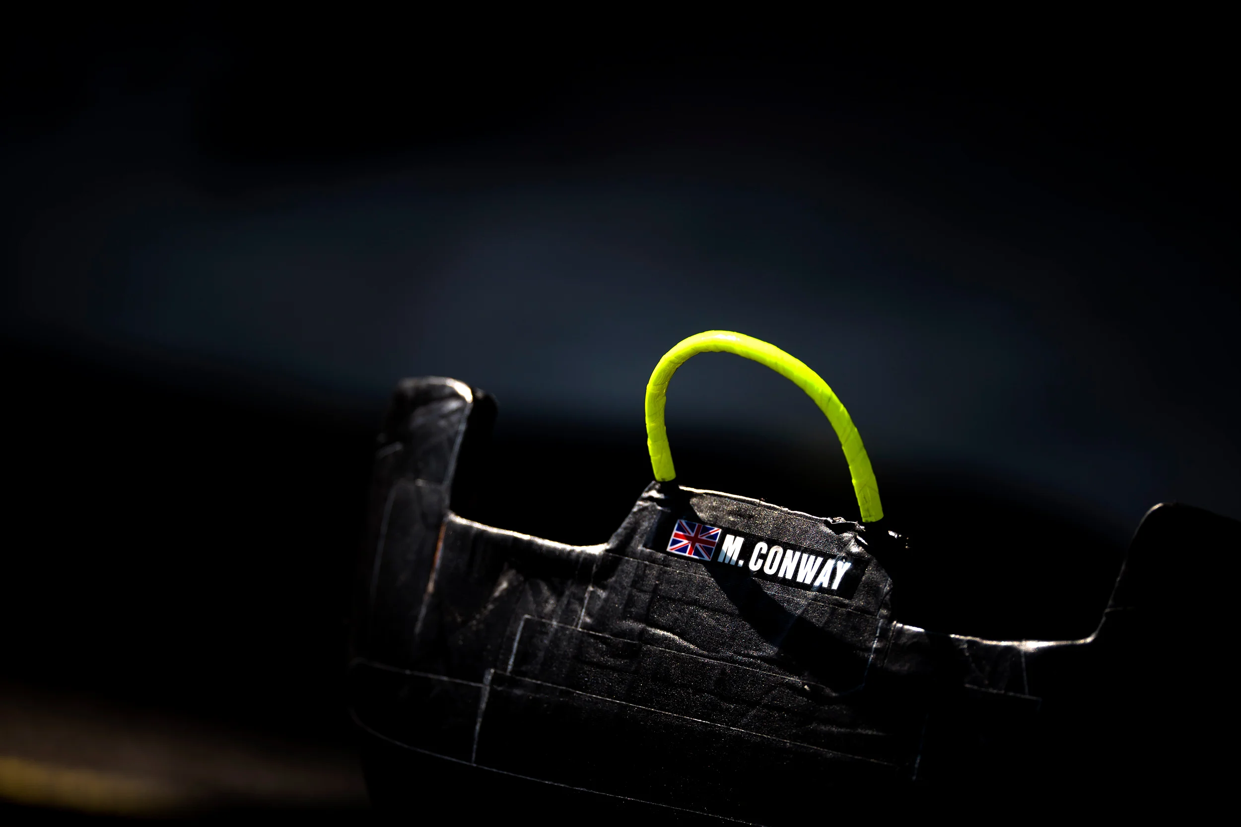 Mike Conway's seat insert