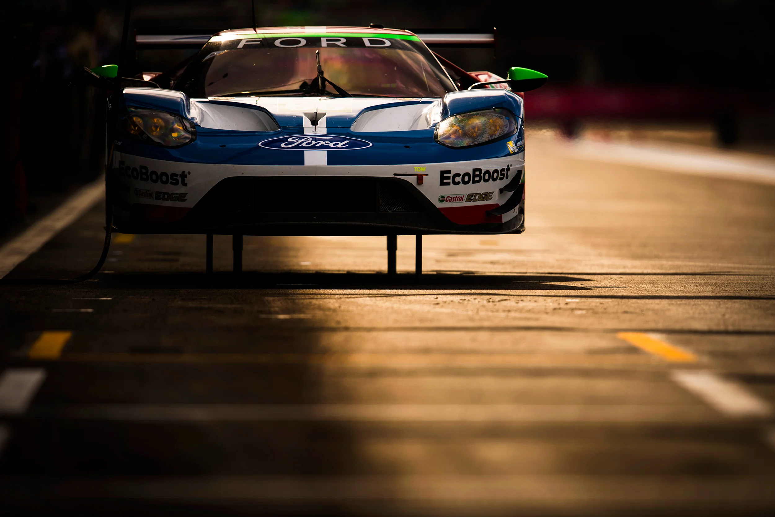 #66 Ford GT in the pits