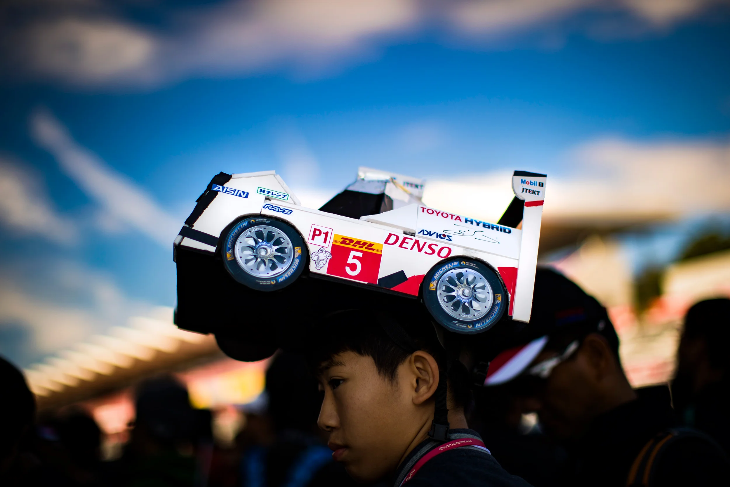 Toyota fan at the pit lane walk about