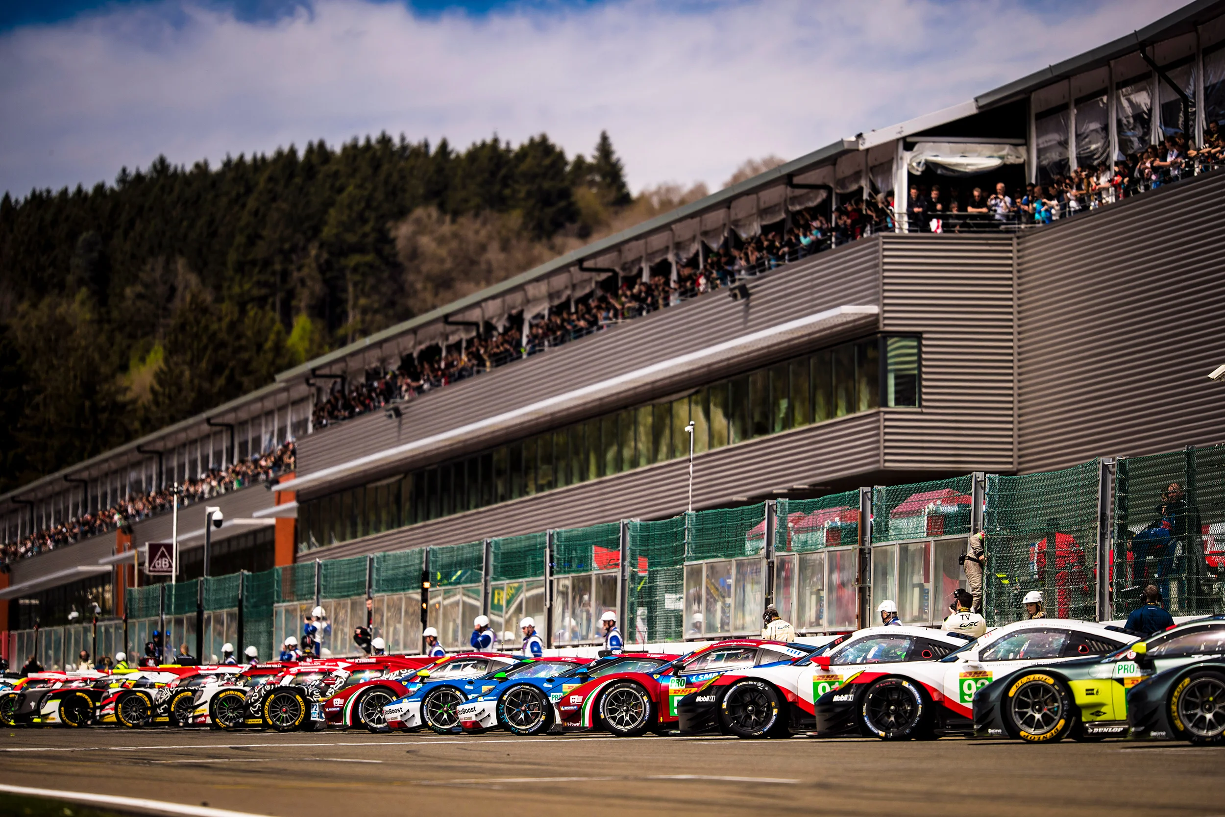 The grid for the 6 Hours of Spa Francorchamps