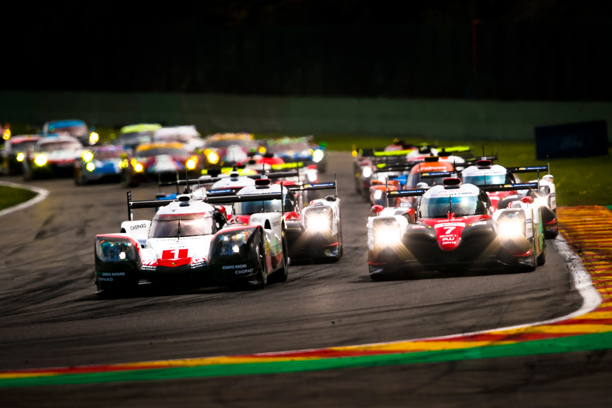 The start of the 6 Hours of Spa Francorchamps