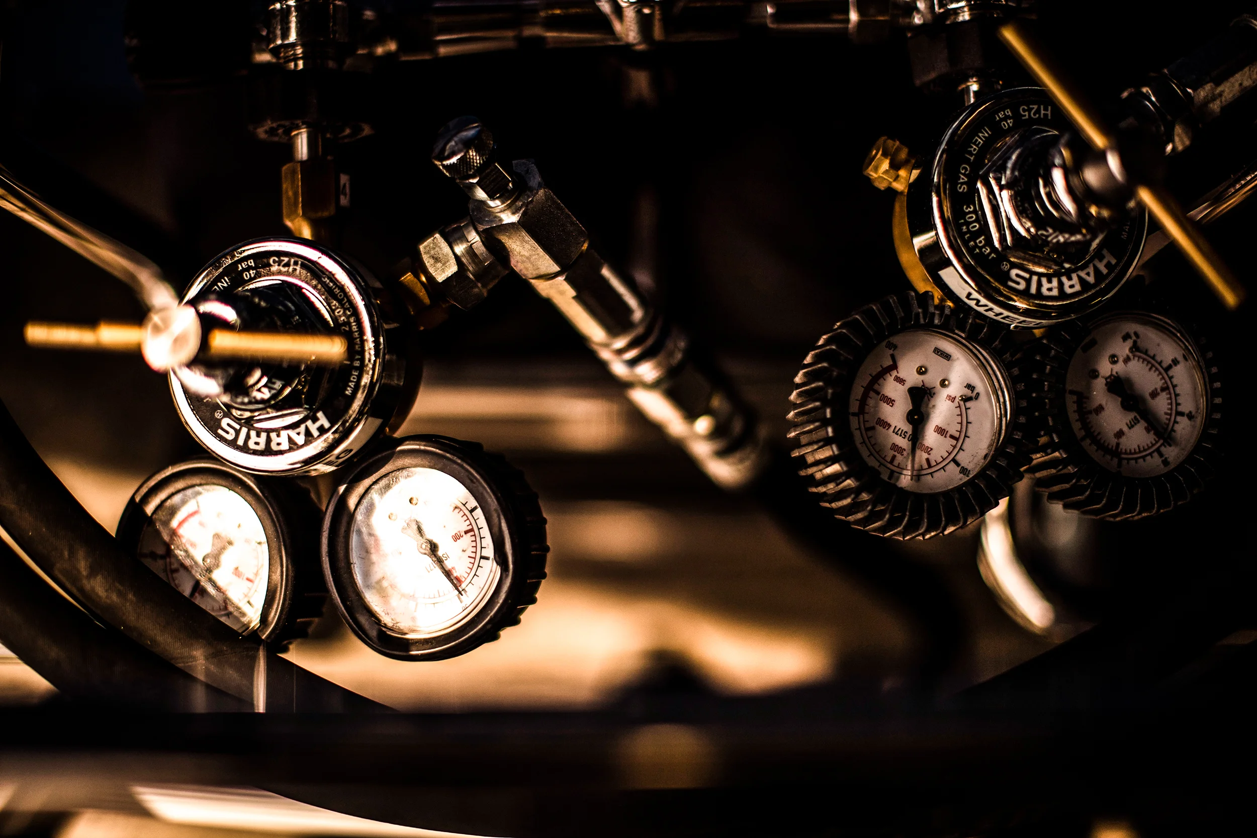 Ford air jack gauges