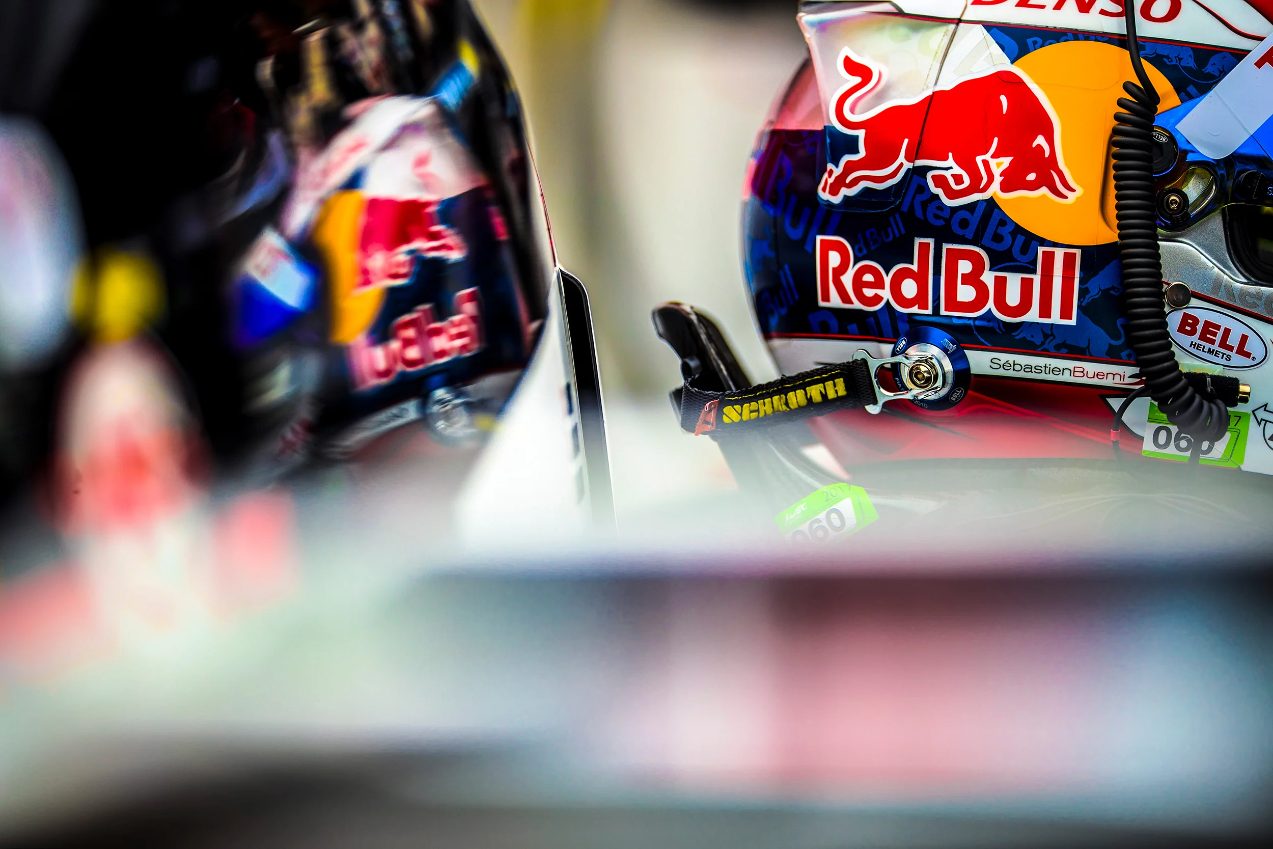 Sebastien Buemi's helmet