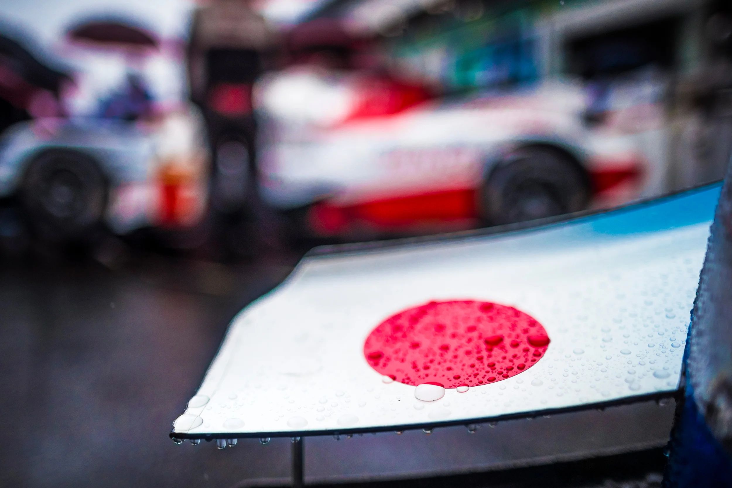 Japanese Flag on the #13 Rebellion Oreca 07 – Gibson