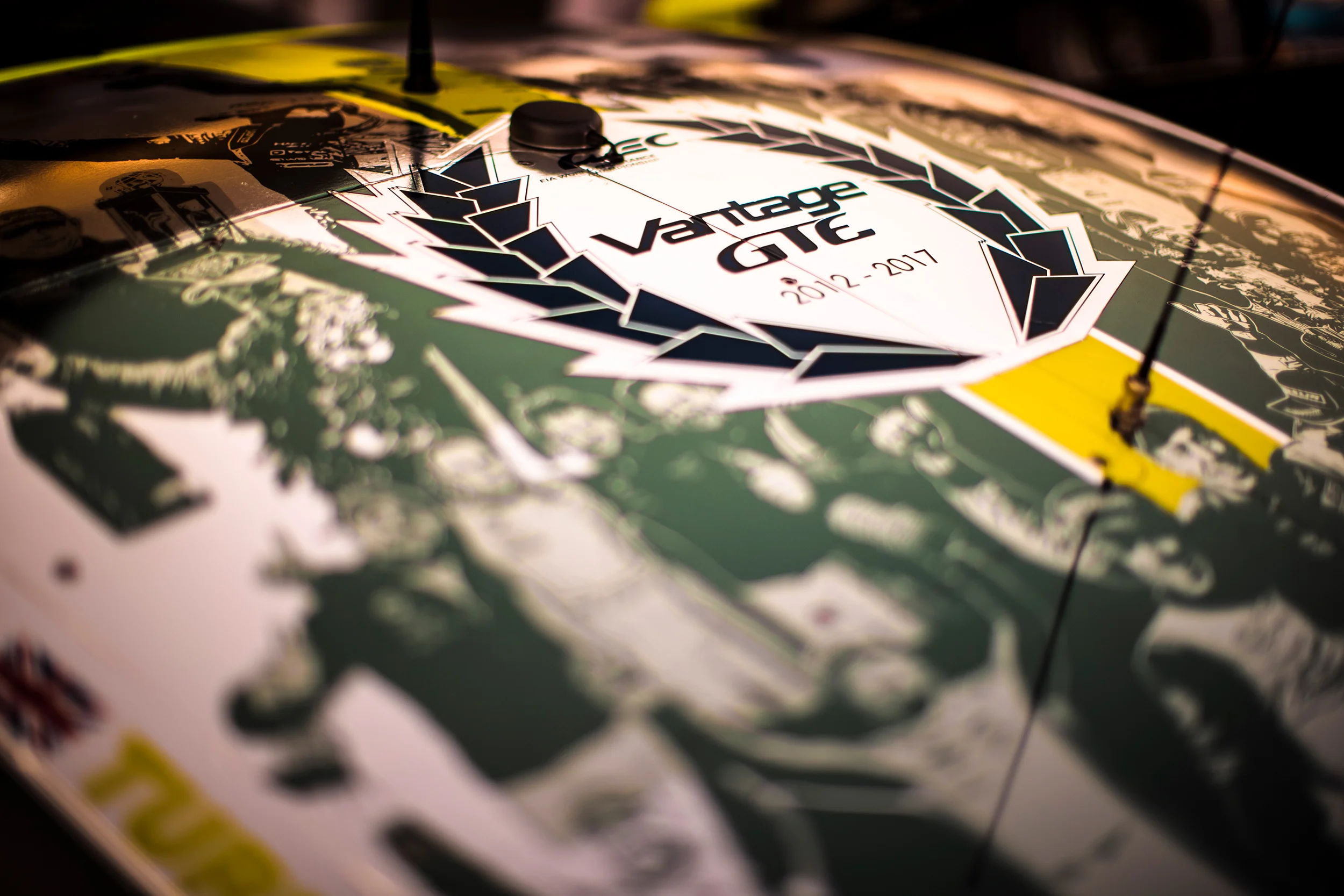 Aston Martin Vantage tribute livery