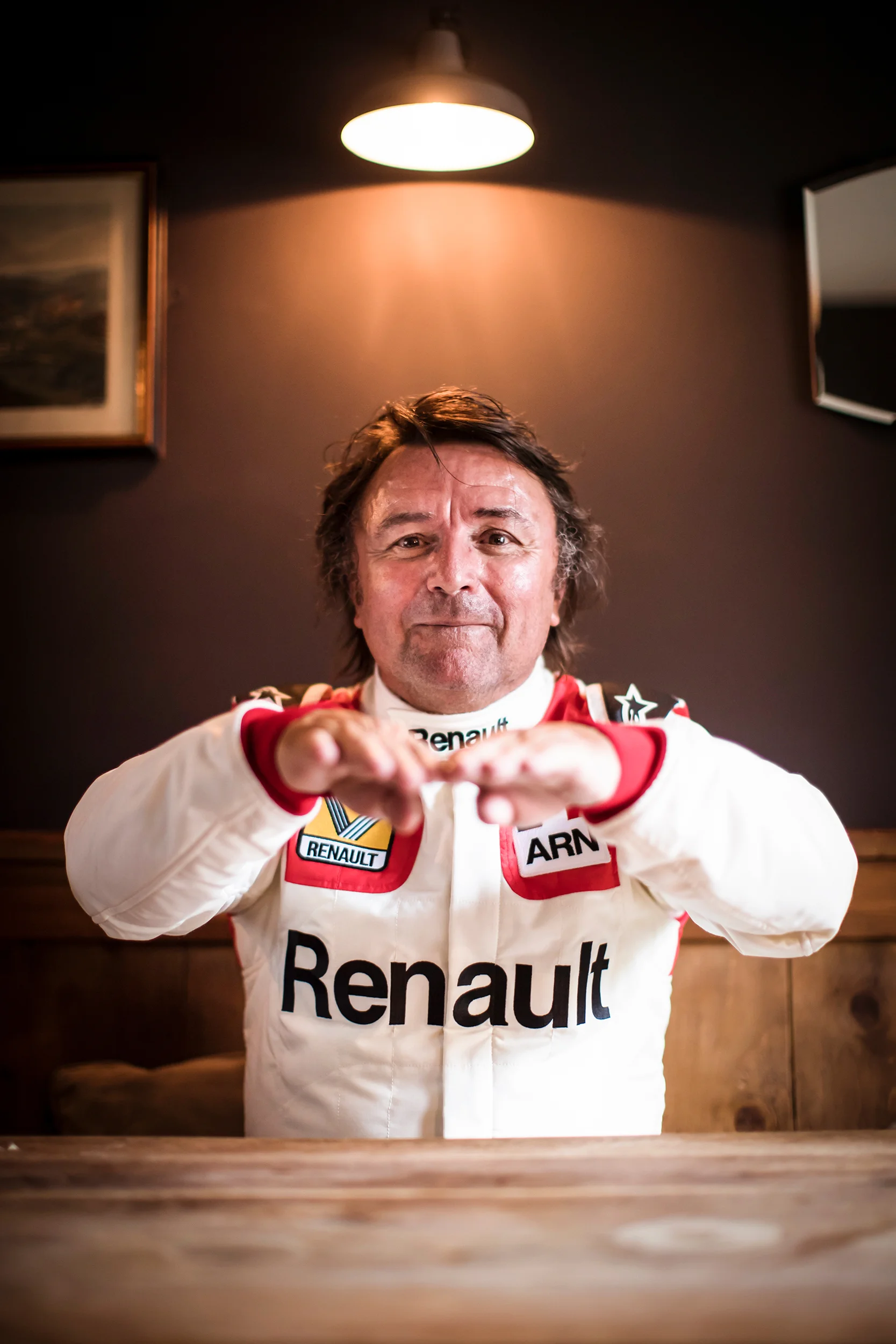 Rene Arnoux, Enstone, England