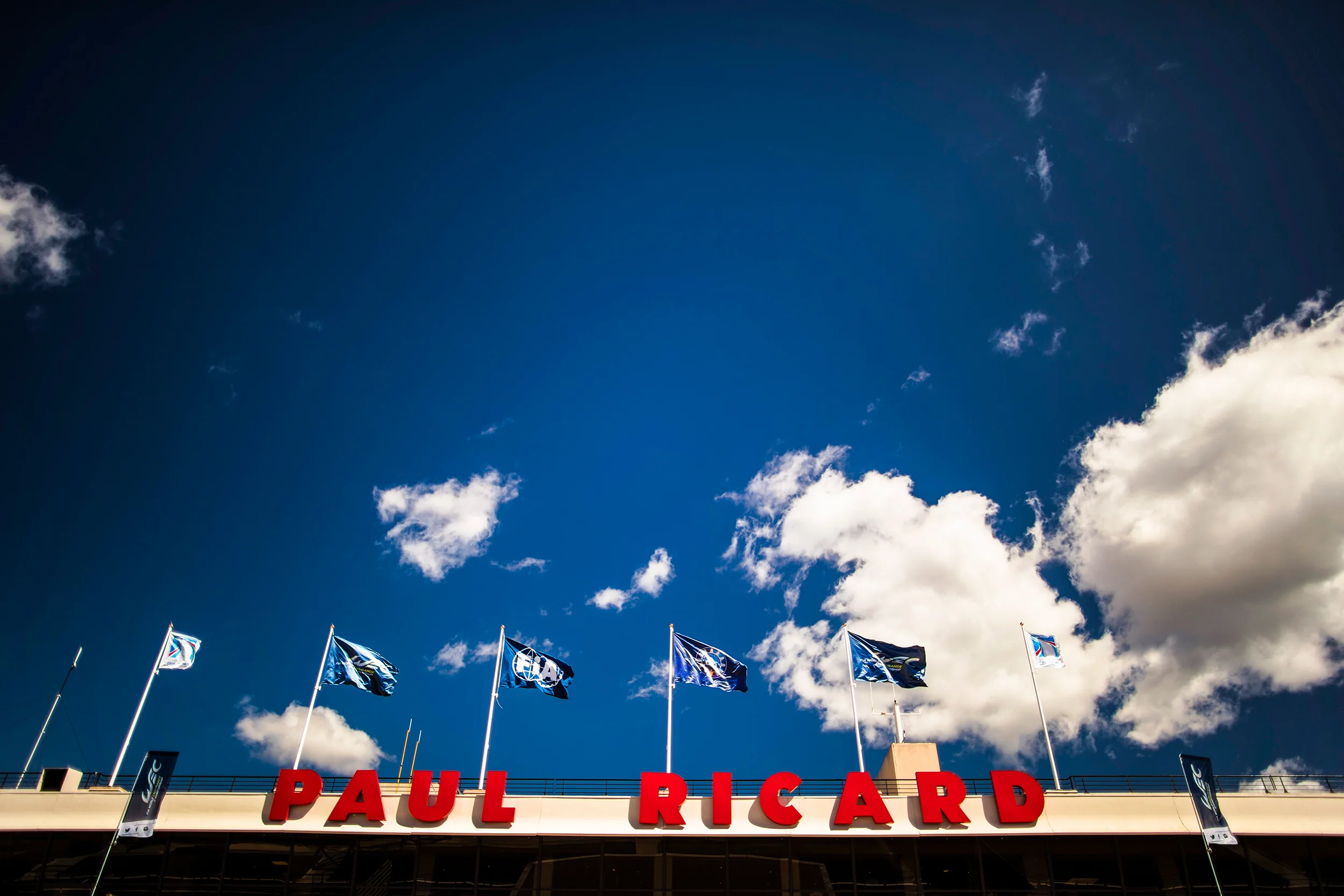 The Paul Ricard pit building
