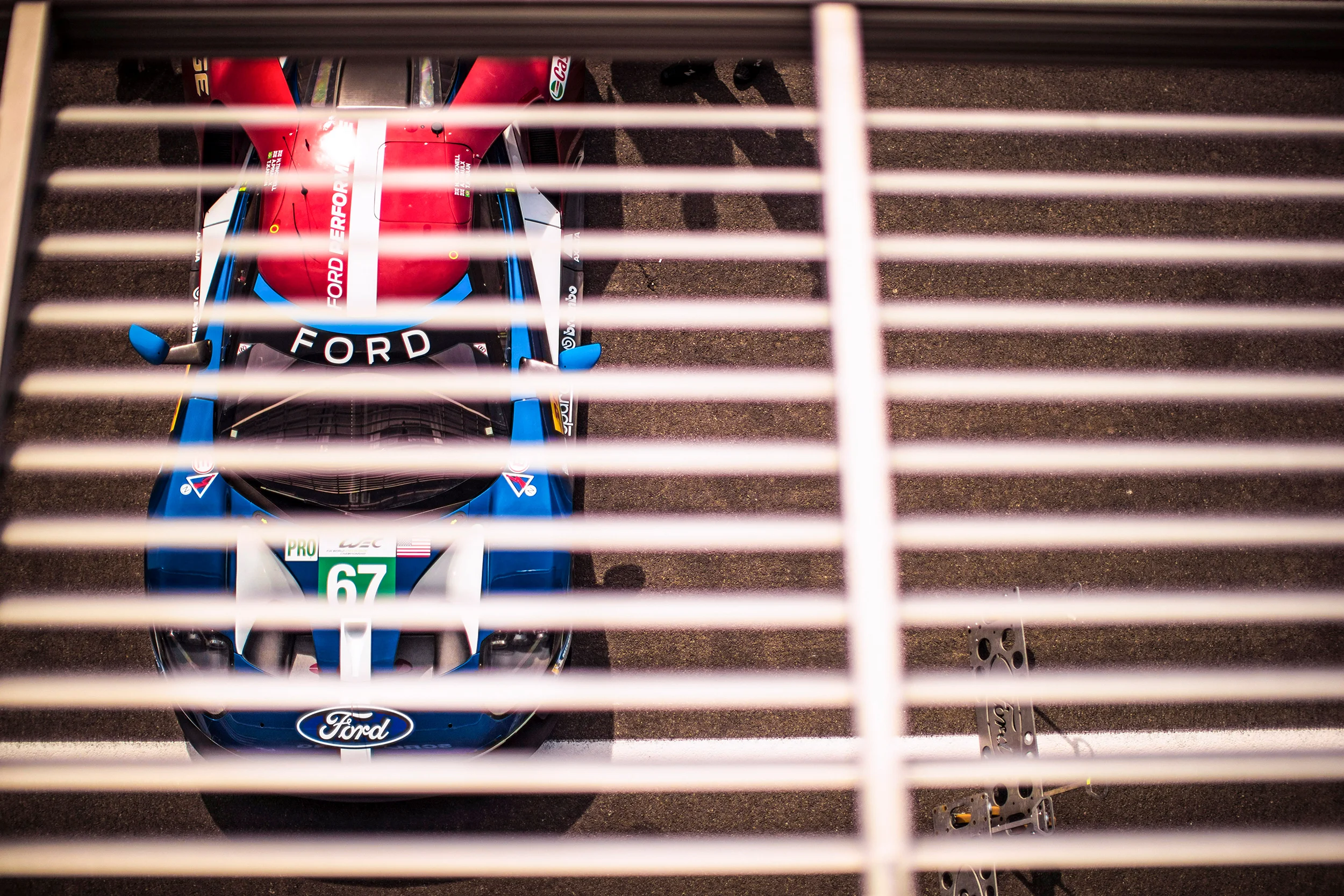 #67 Ford GT before scrutineering