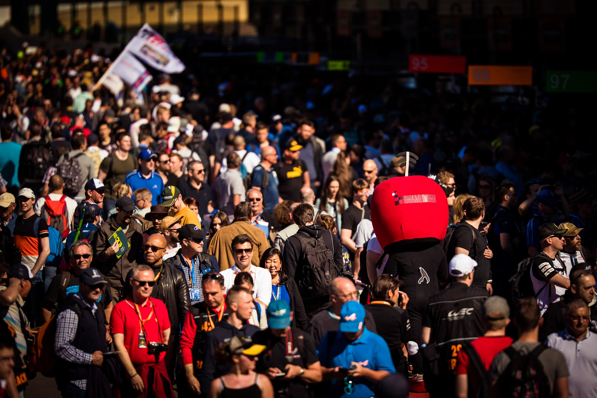 The driver autograph session 