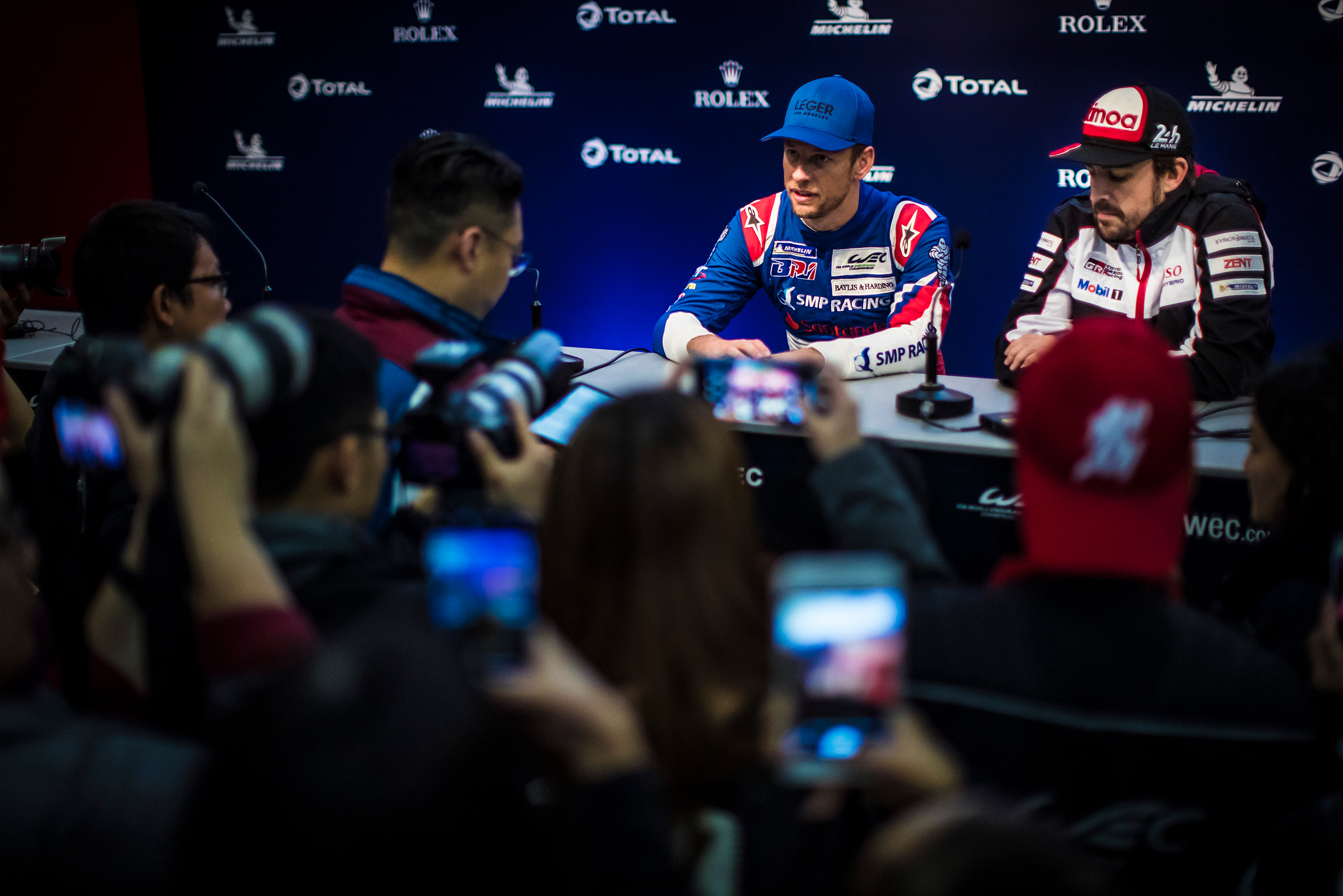 Jenson Button and Fernando Alonso