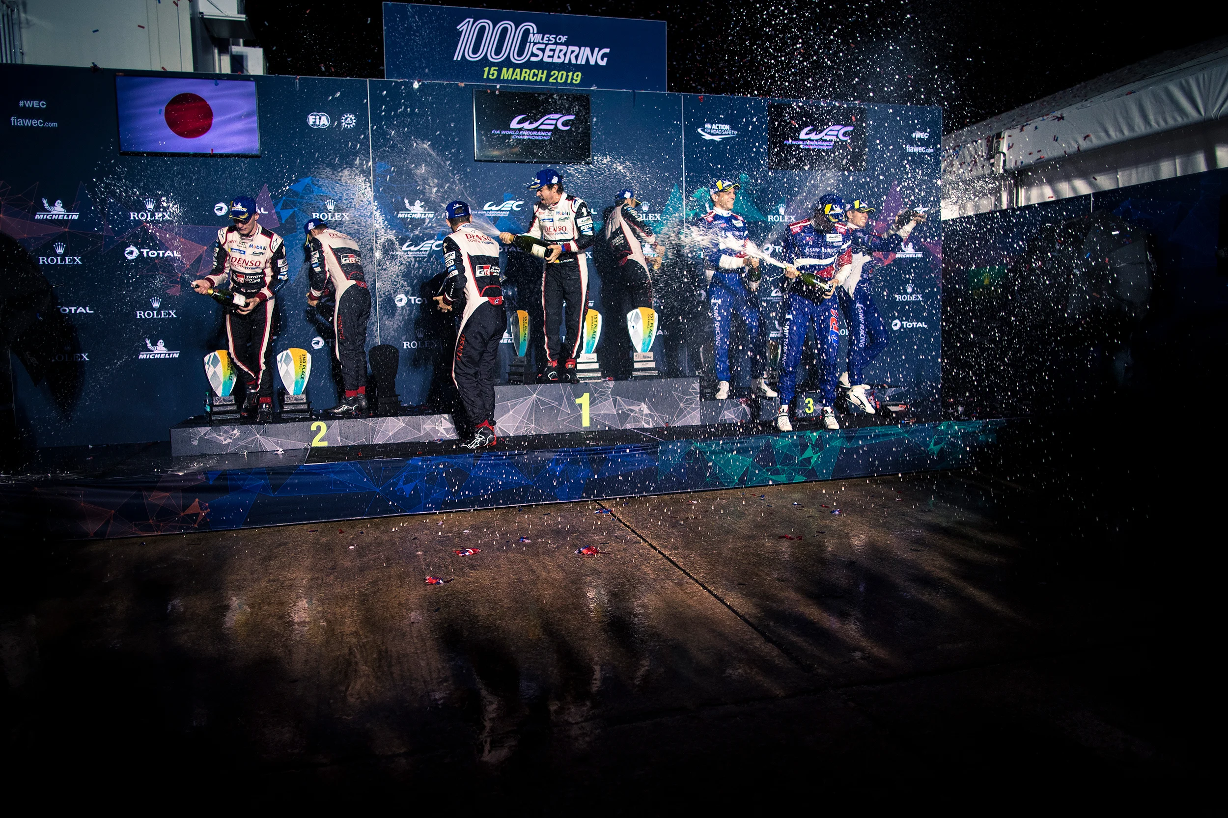 1000 Miles of Sebring podium