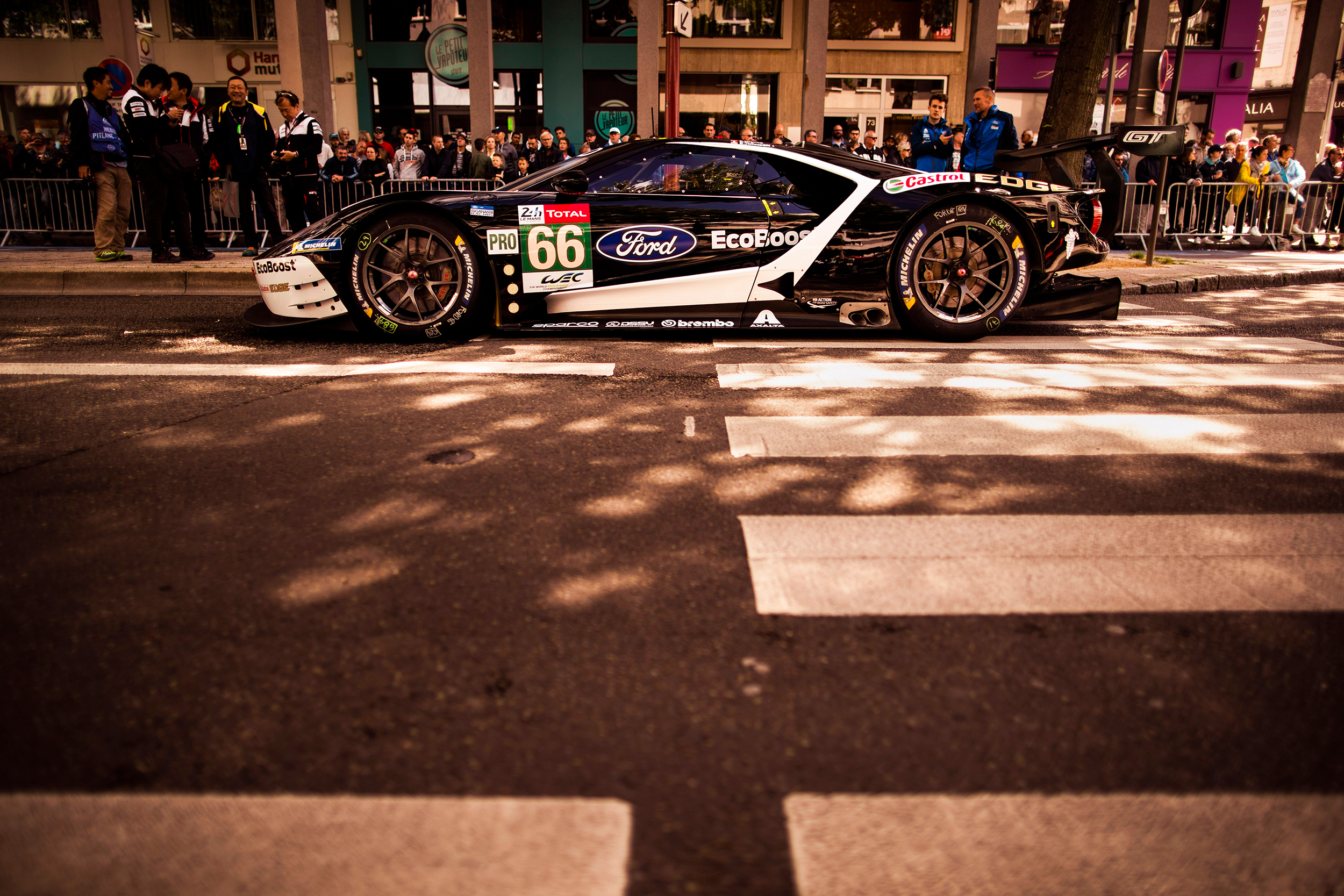 #66 Ford GT at scrutineering
