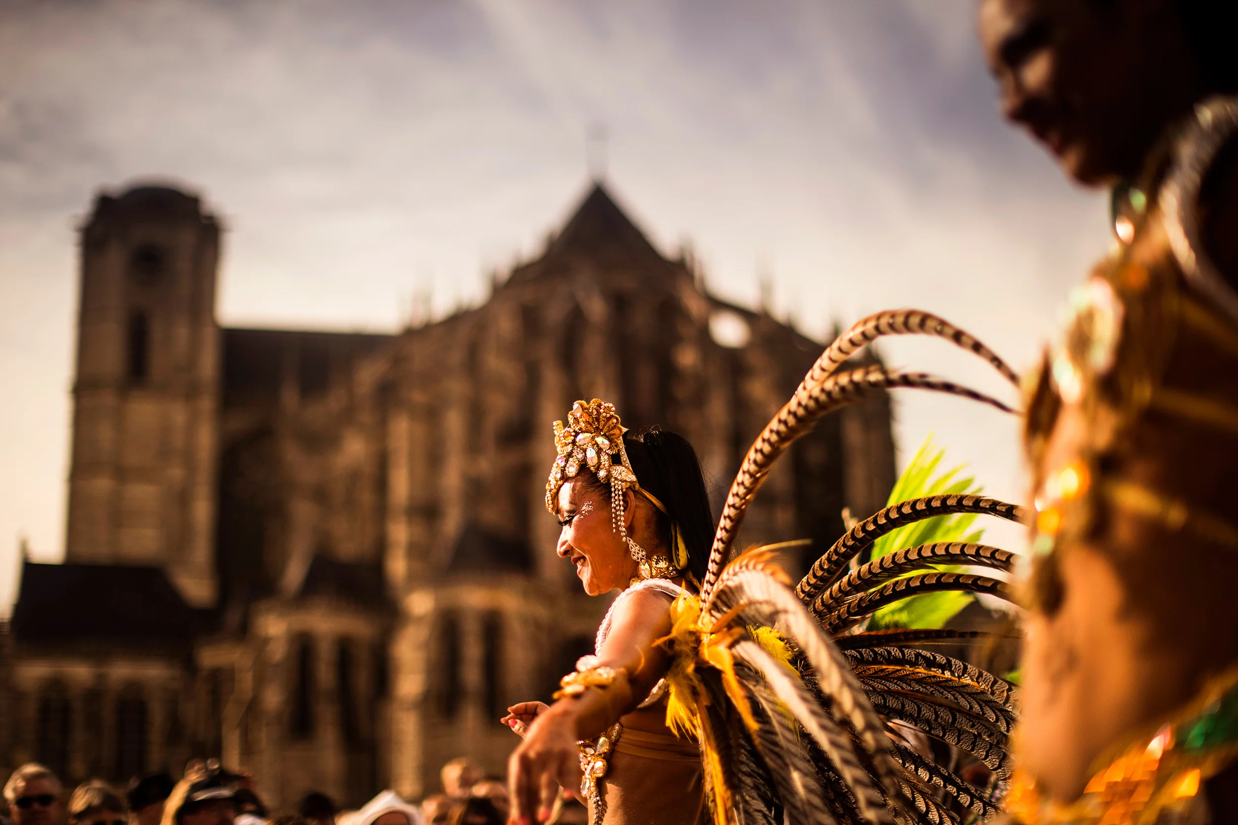 Dancers at the driver's parade