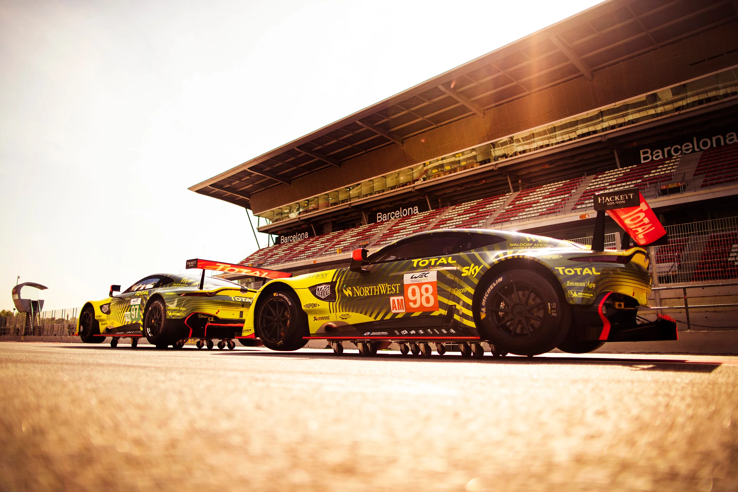 Aston Martin at scrutineering