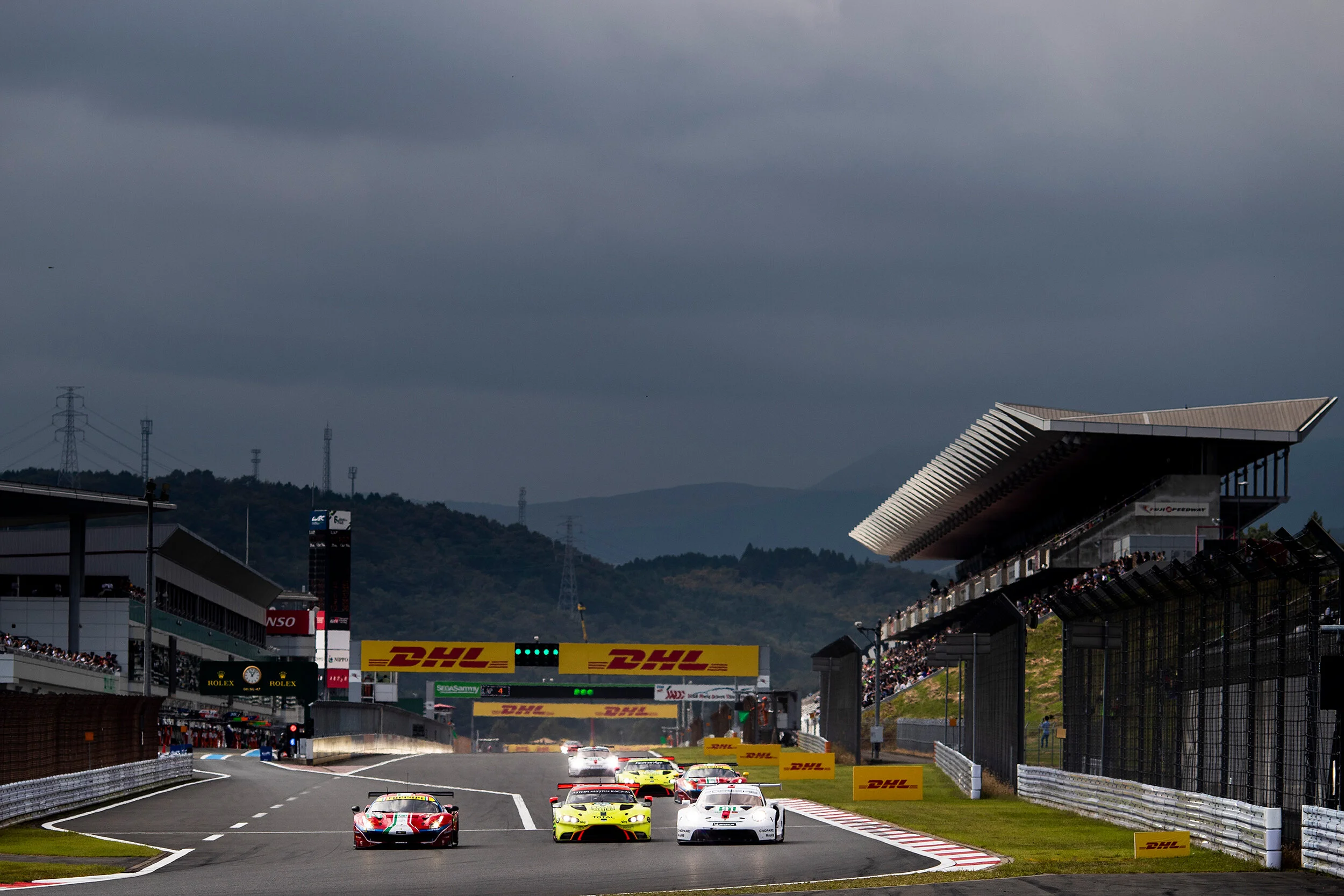 The GTE class start the 6 Hours of Fuji