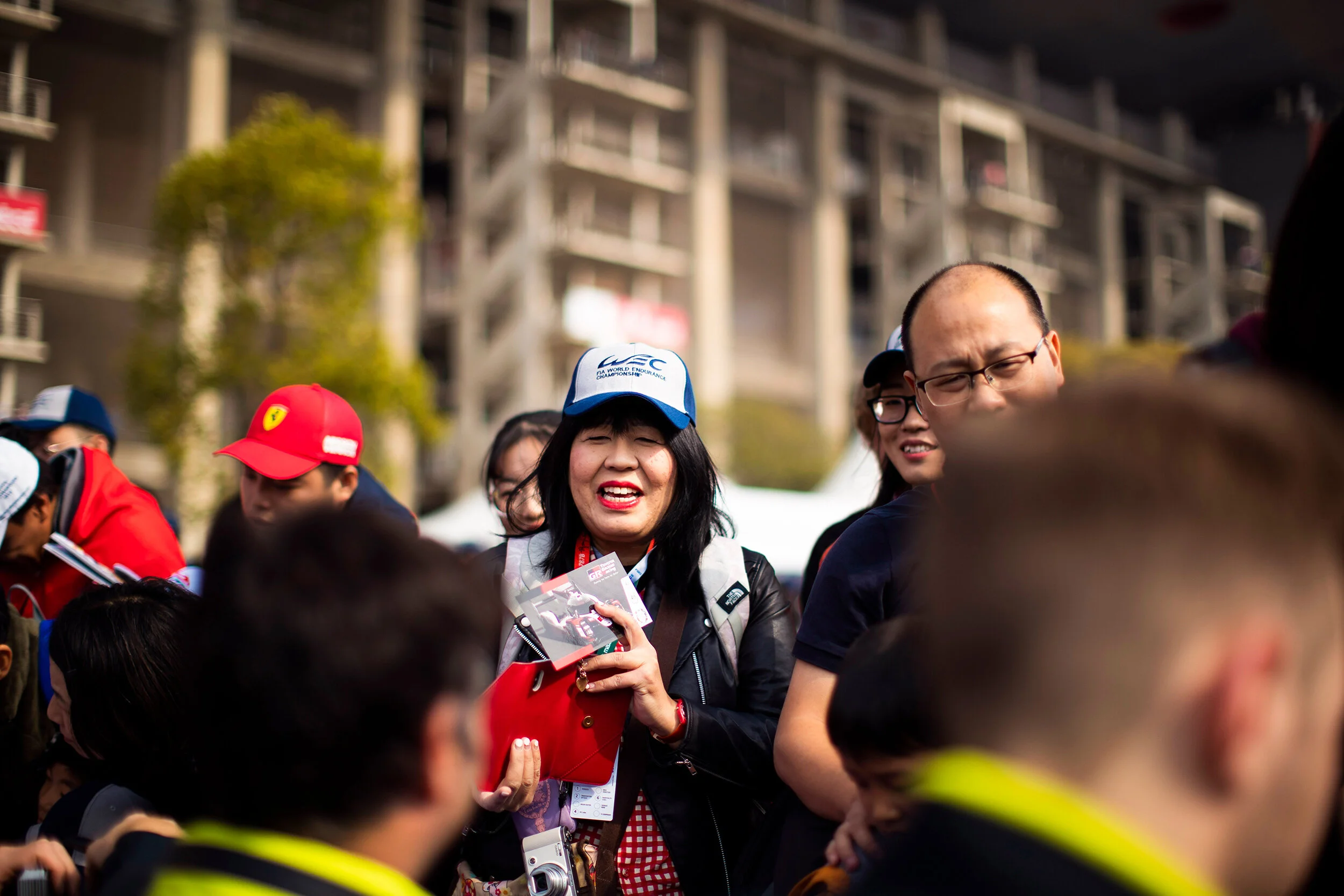 Fans at the autograph session