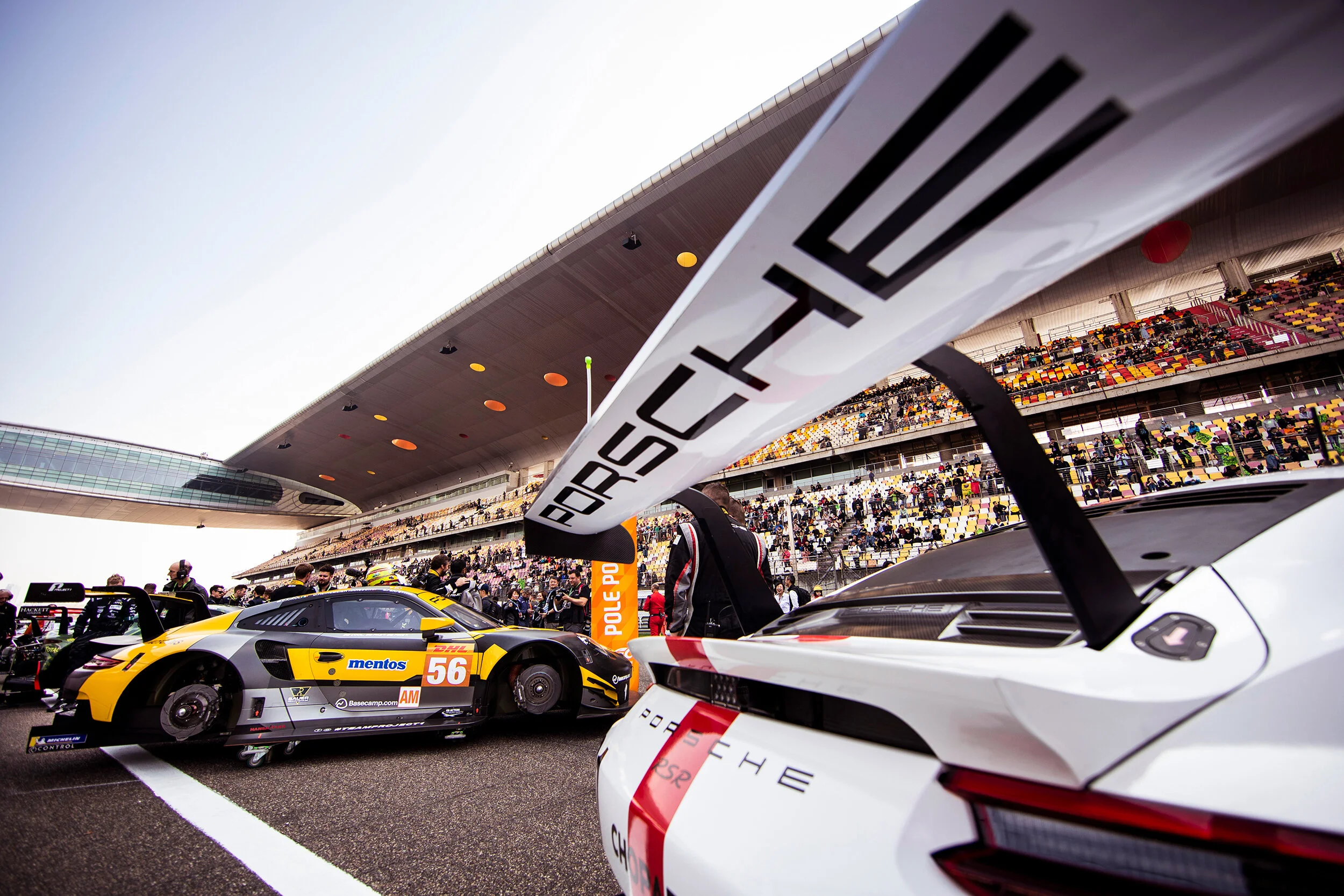 #56 Porsche 911 RSR on the grid