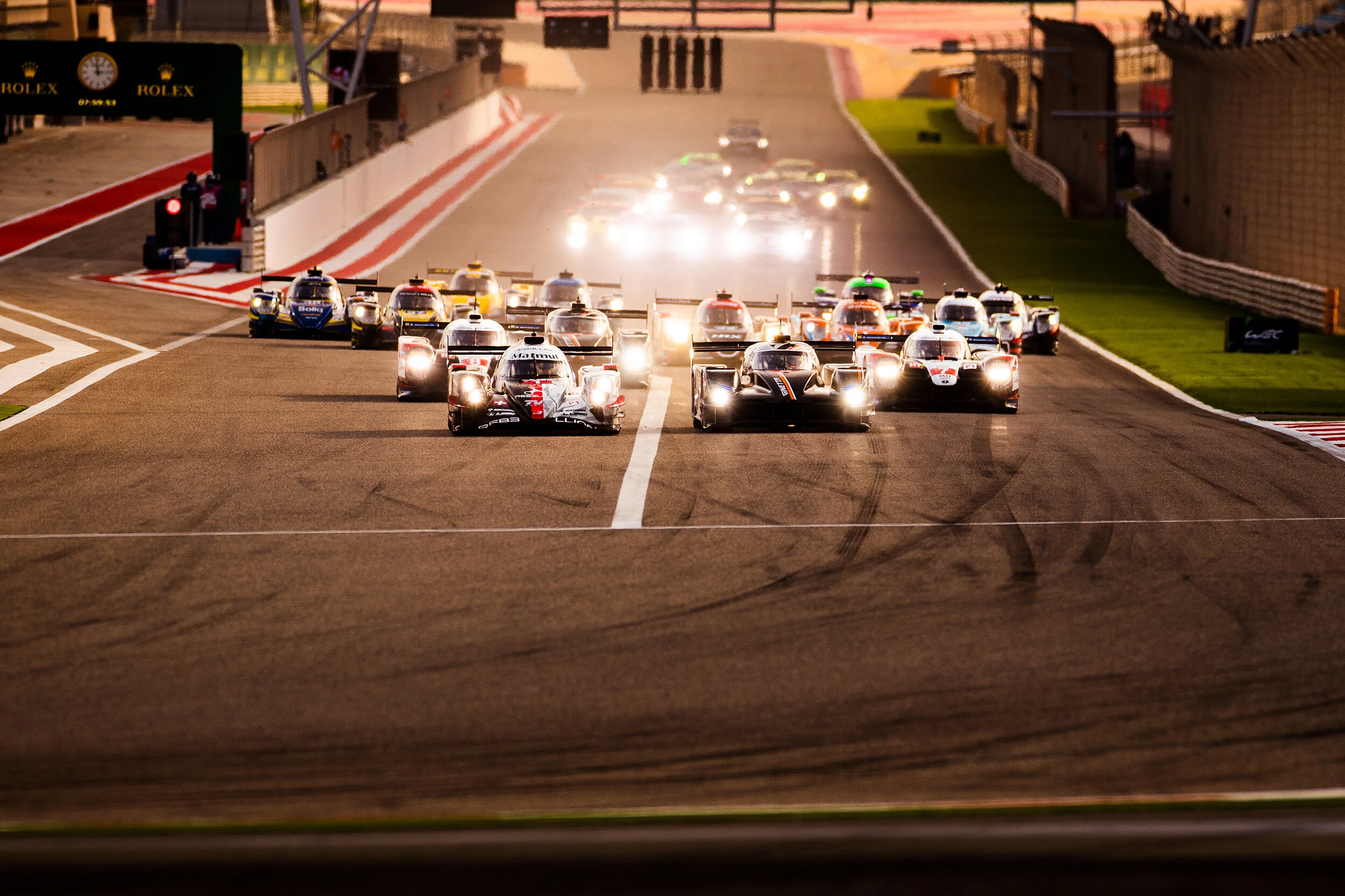 The start of the 8 Hours of Bahrain