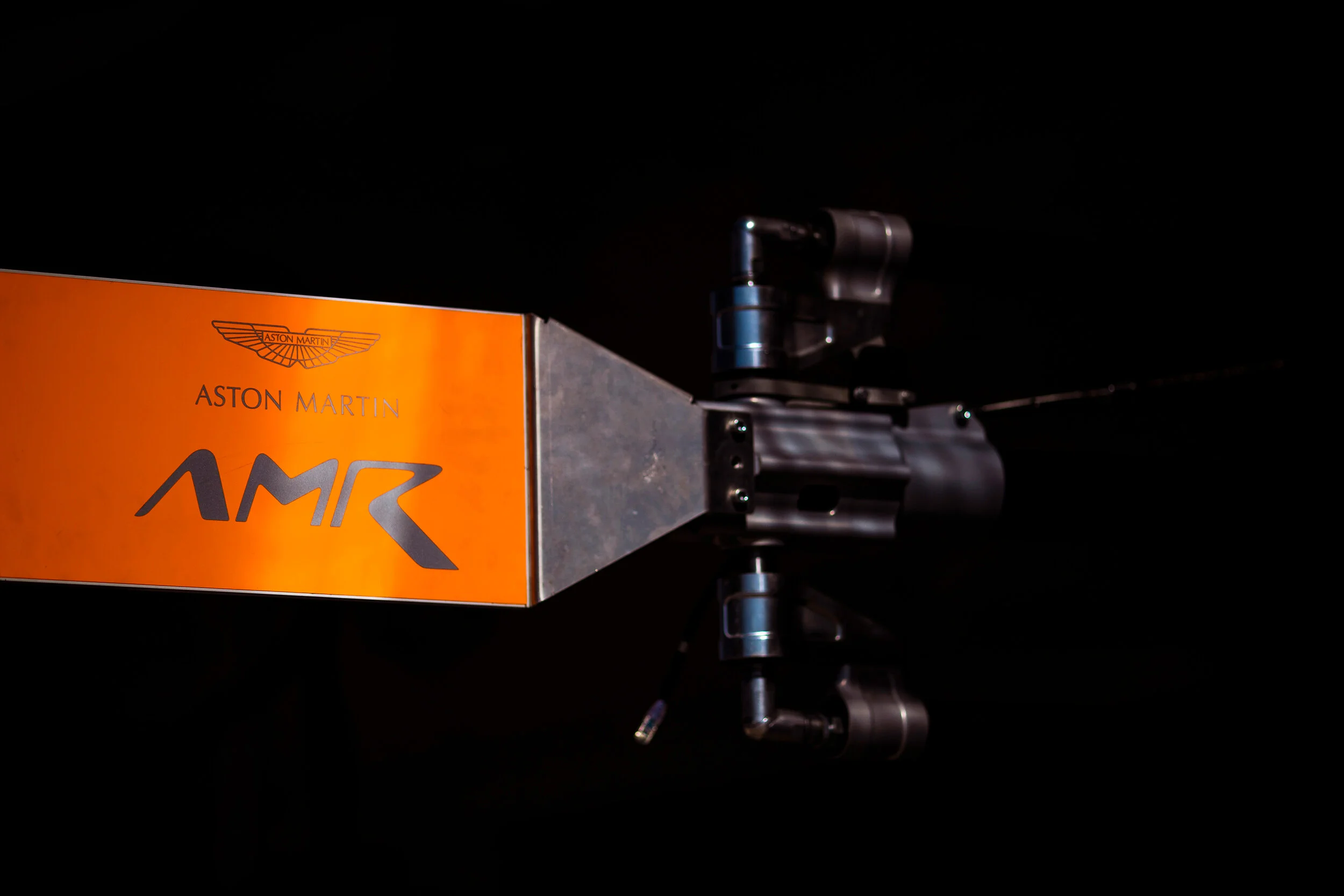 Aston Martin pit gantry 