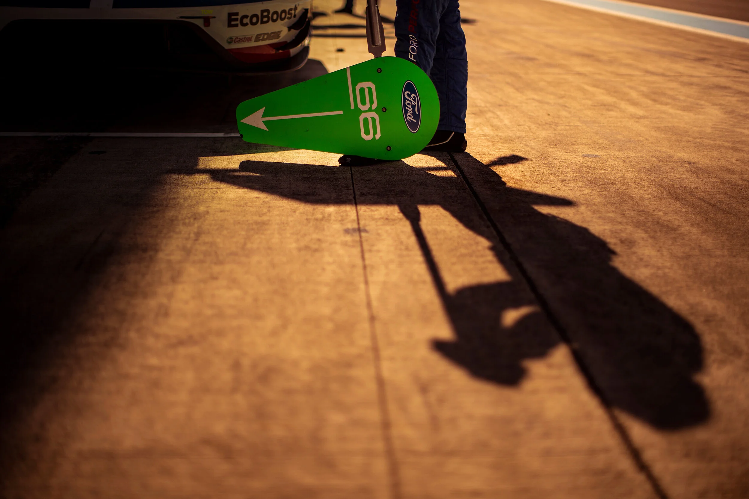 #66 Ford GT pit crew