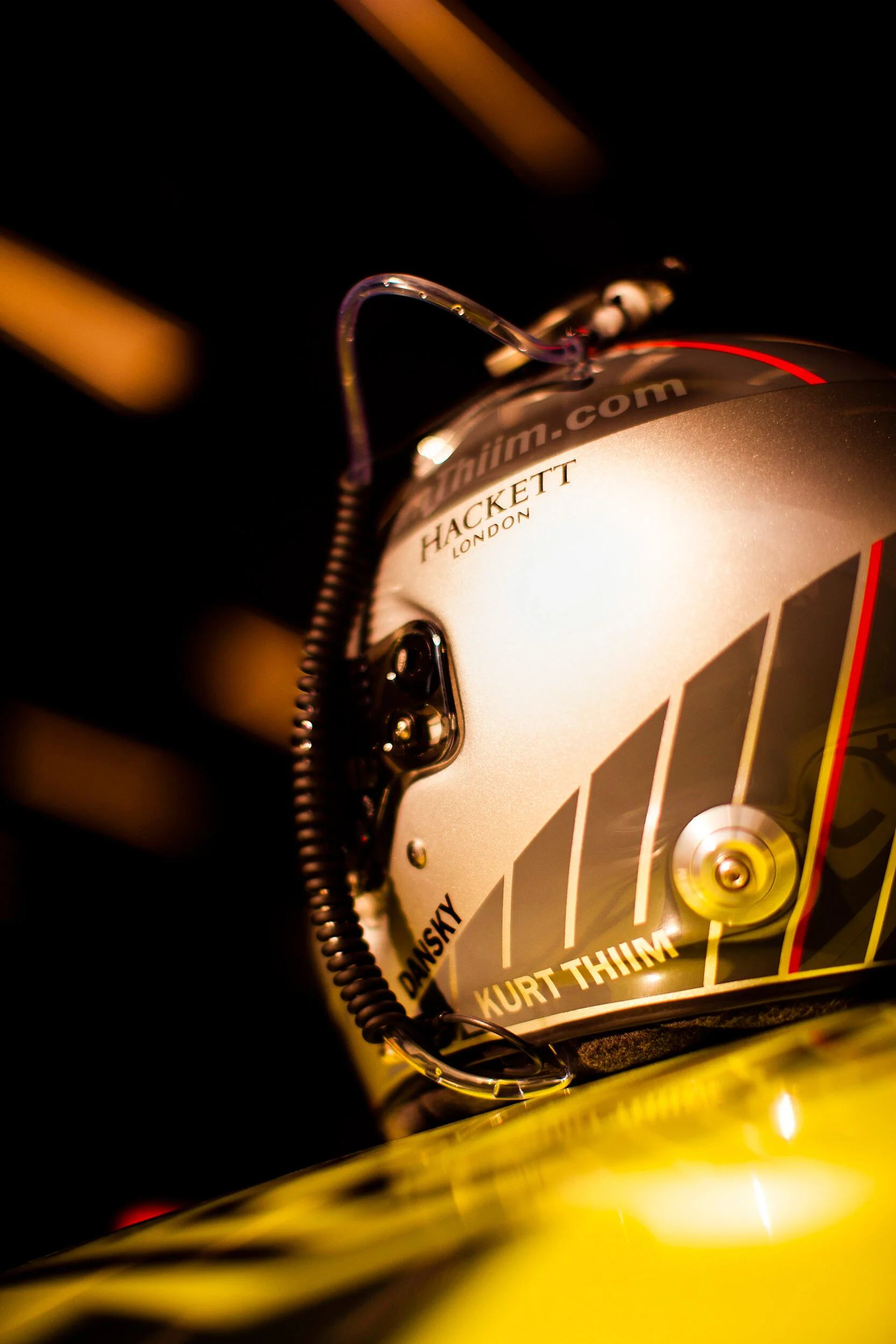 Nicki Thiim's helmet