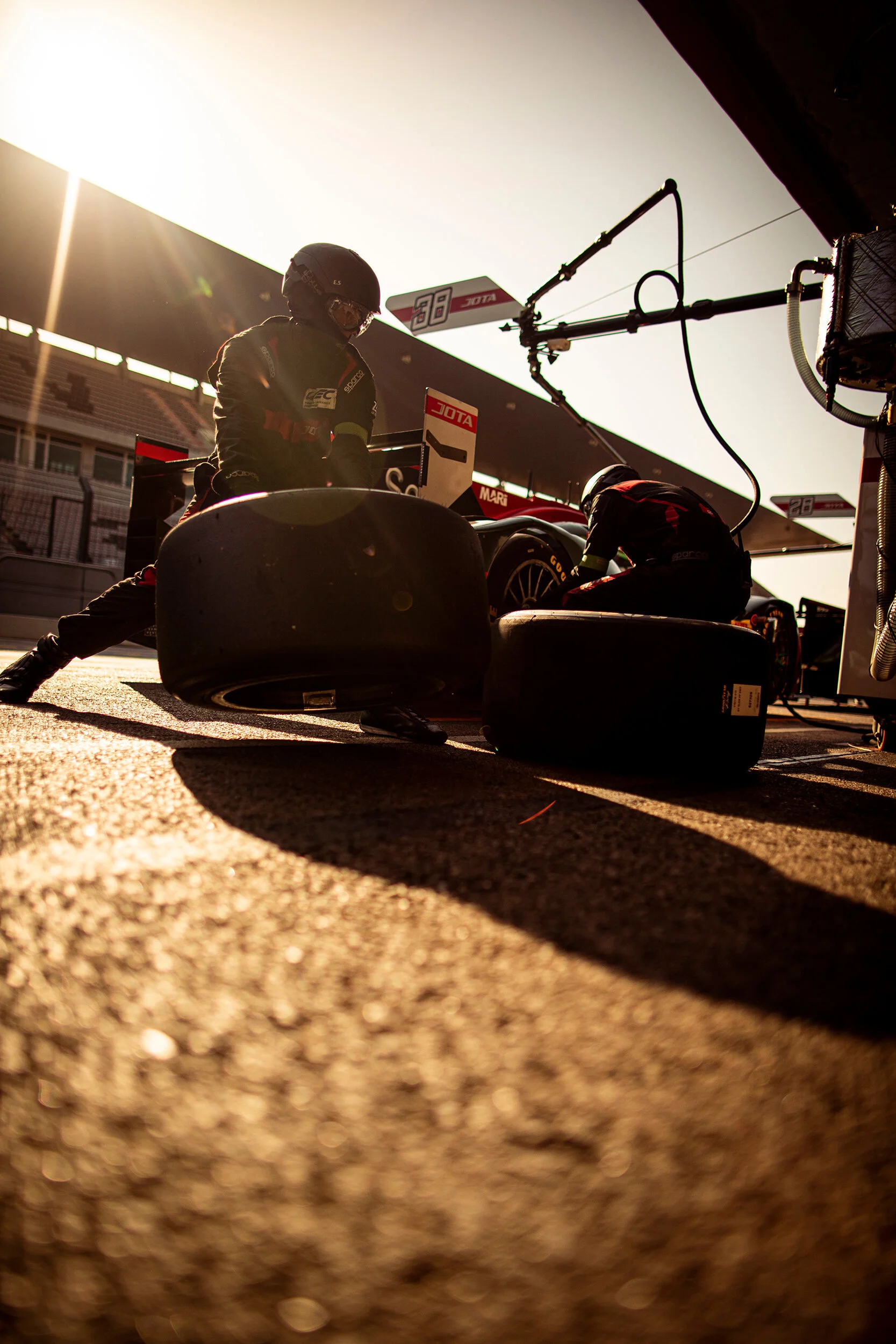 #38 Jota Oreca 07 - Gibson pit stop