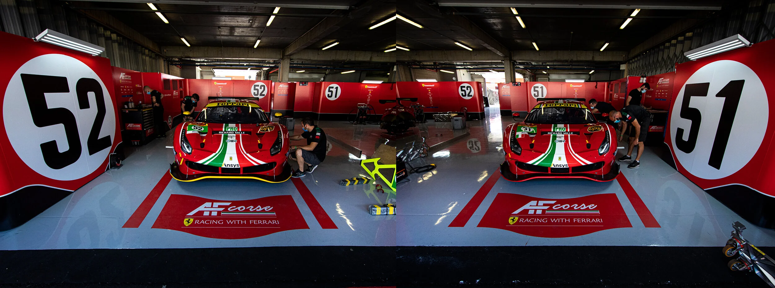 AF Corse Ferrari Garage