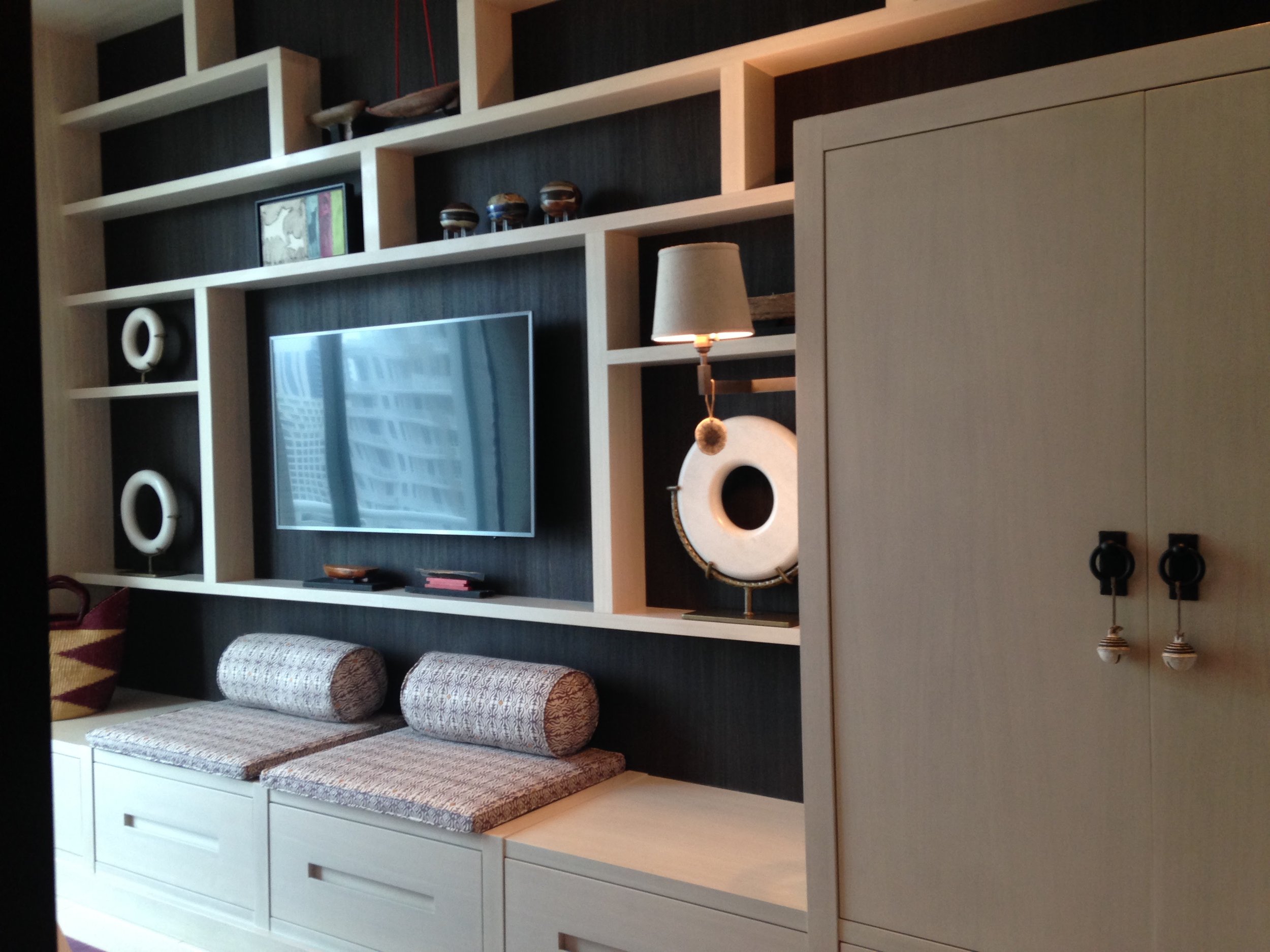 BUILT-IN BOOKCASE & WARDROBE