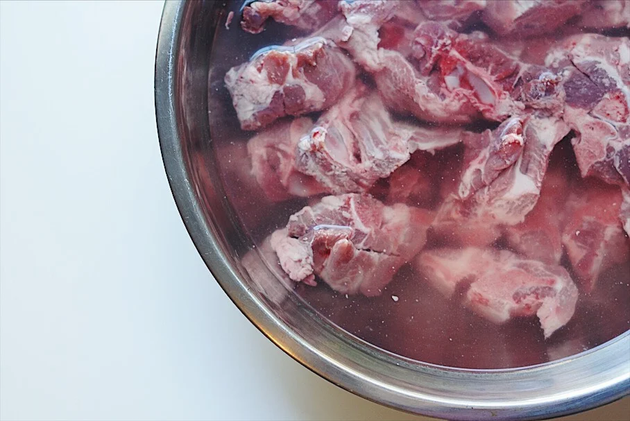 This step is important in creating a light yet clean tasting broth.