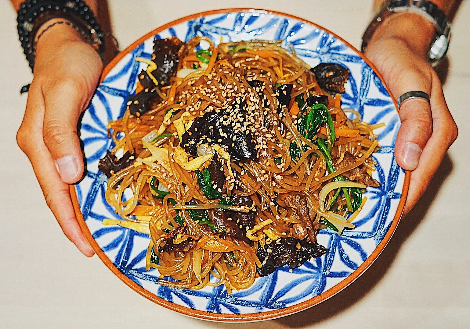The most festive Korean noodle dish.