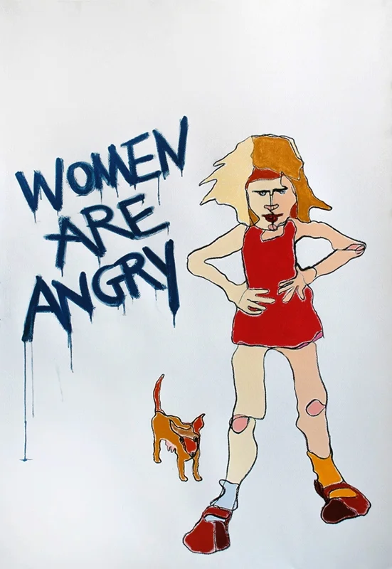 Women are Angry Rage and Reason Series: Available as limited edition print
