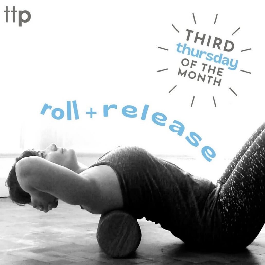 Join studio owner Tansy with your foam roller this Thursday (16th May) at 6pm, for an online roller class, combining all your favourite Pilates moves with balance, release work, strength and flow.

Just a few spaces left...!
www.turningtidepilates.co
