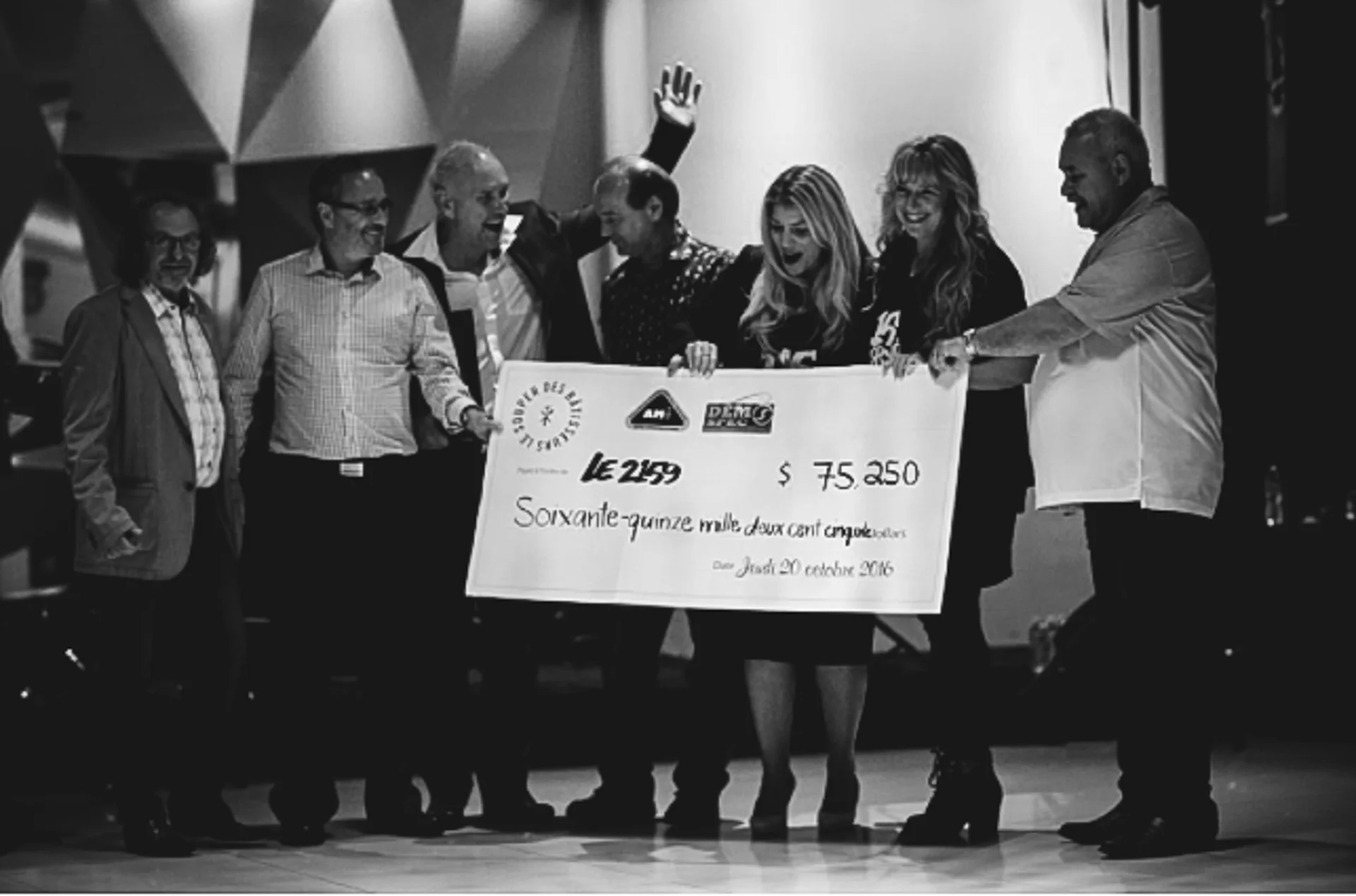 Souper des bâtisseurs 2016 - 1ère édition : 75 000$ pour Le 2159