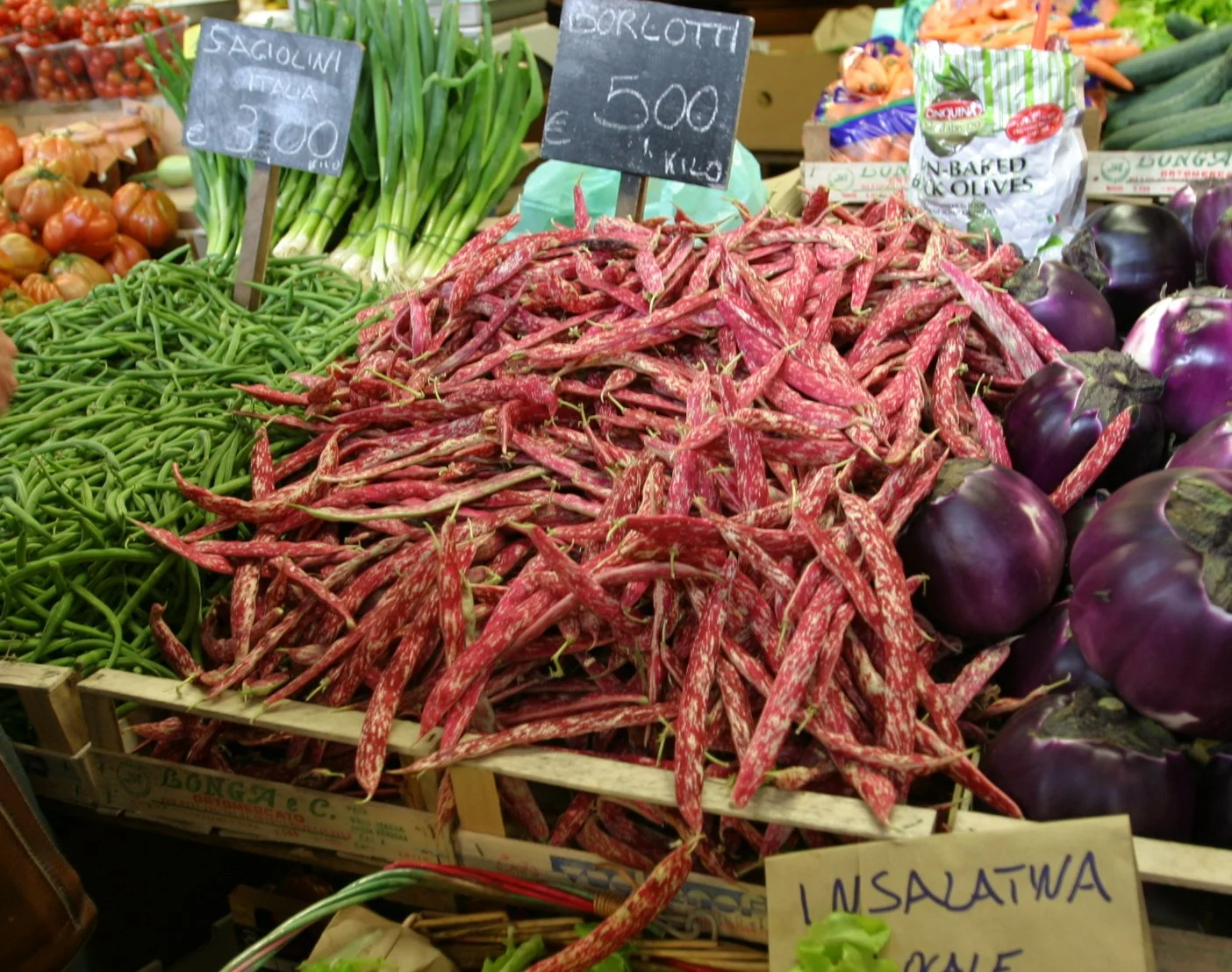 Dragon Tongue Roma Beans
