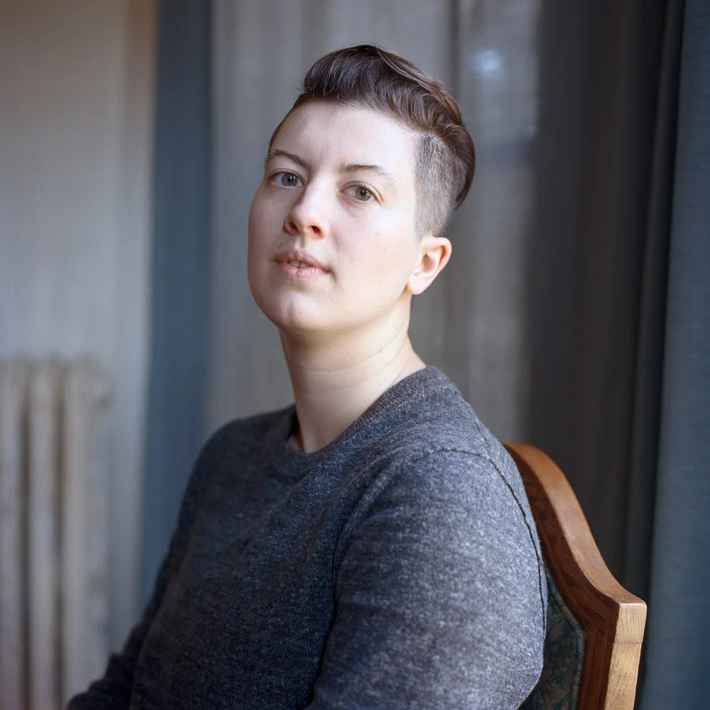Chicago, Illinois, USA, Portrait, Gray Sweater, Hasselblad, Medium Format Film, Film, Kodak Portra