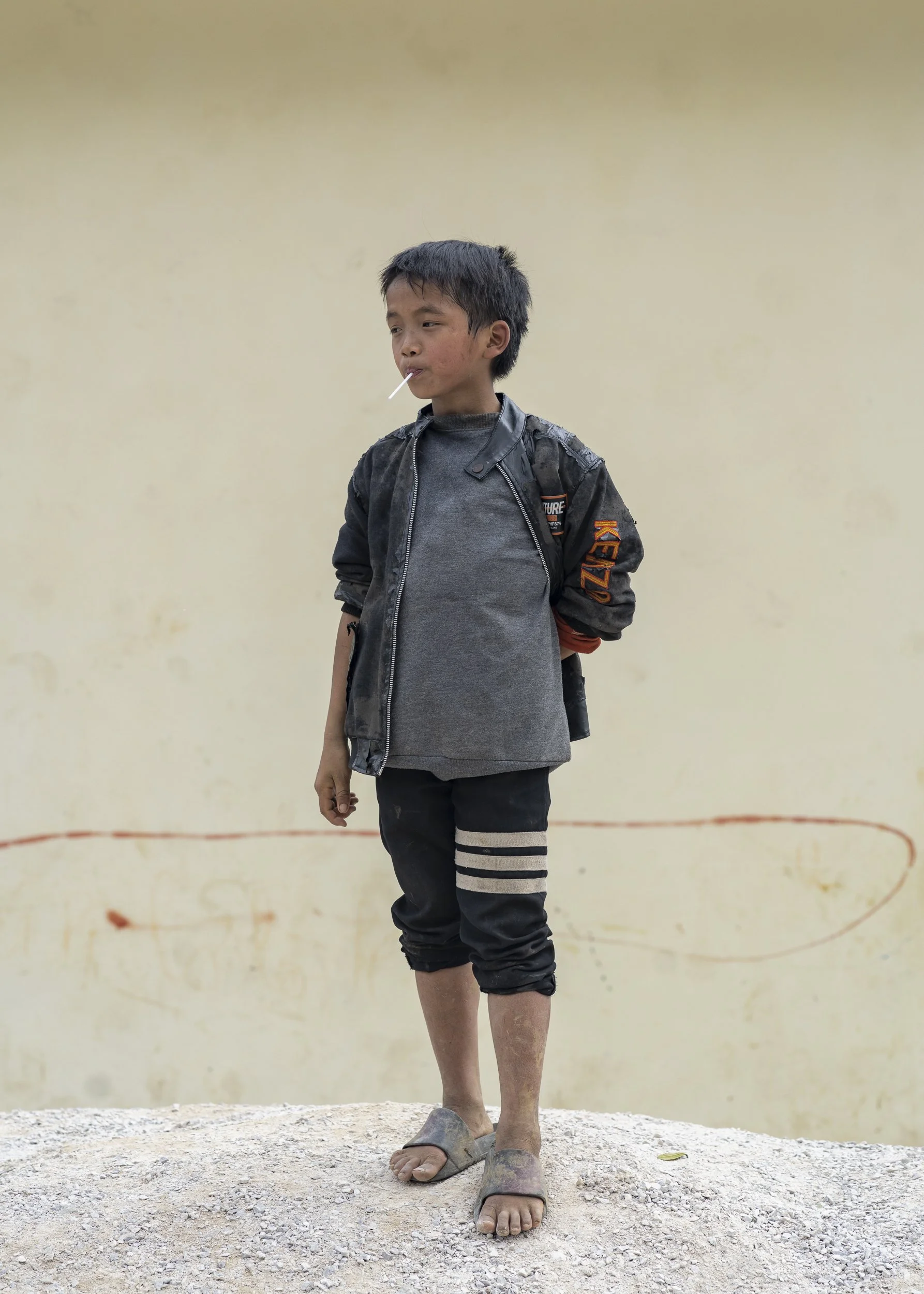 Ha Giang Loop, Vietnam, Ha Giang, Kid, Child, Lollipop, Candy, Slippers, Southeast Asia