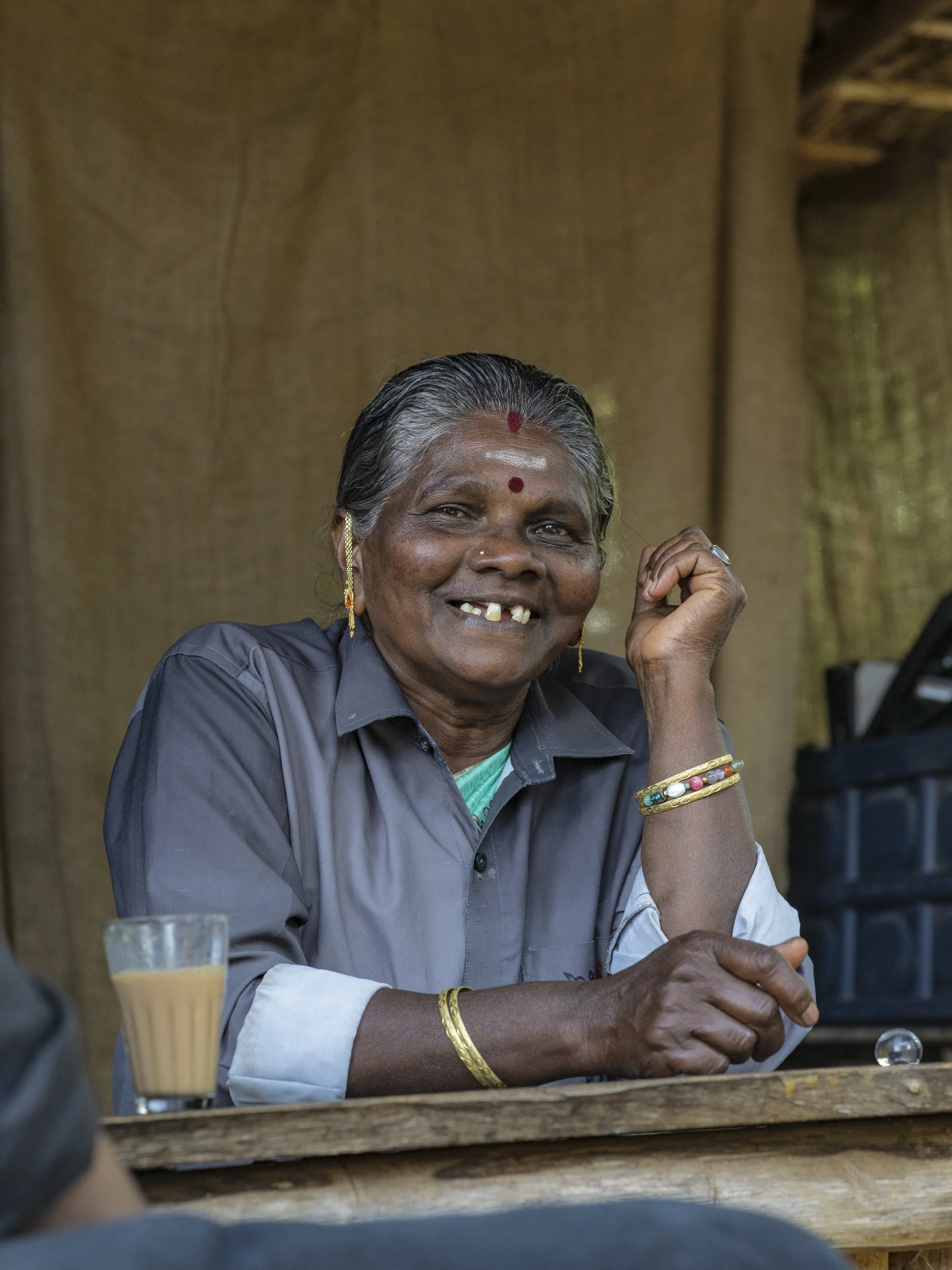 Suryanelli, India, Kerala, Indian, Munnar, Teahouse, Masala Chai, Portrait