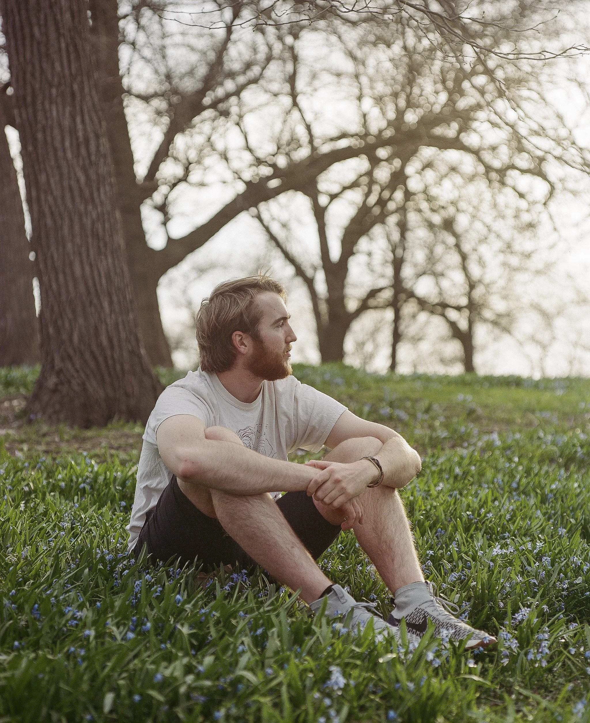 MP Brandt, Photographer, Nature, Spring, Flowers, Humboldt Park, Chicago, Illinois, USA, Film, Kodak Portra, Medium Format Film, Pentax