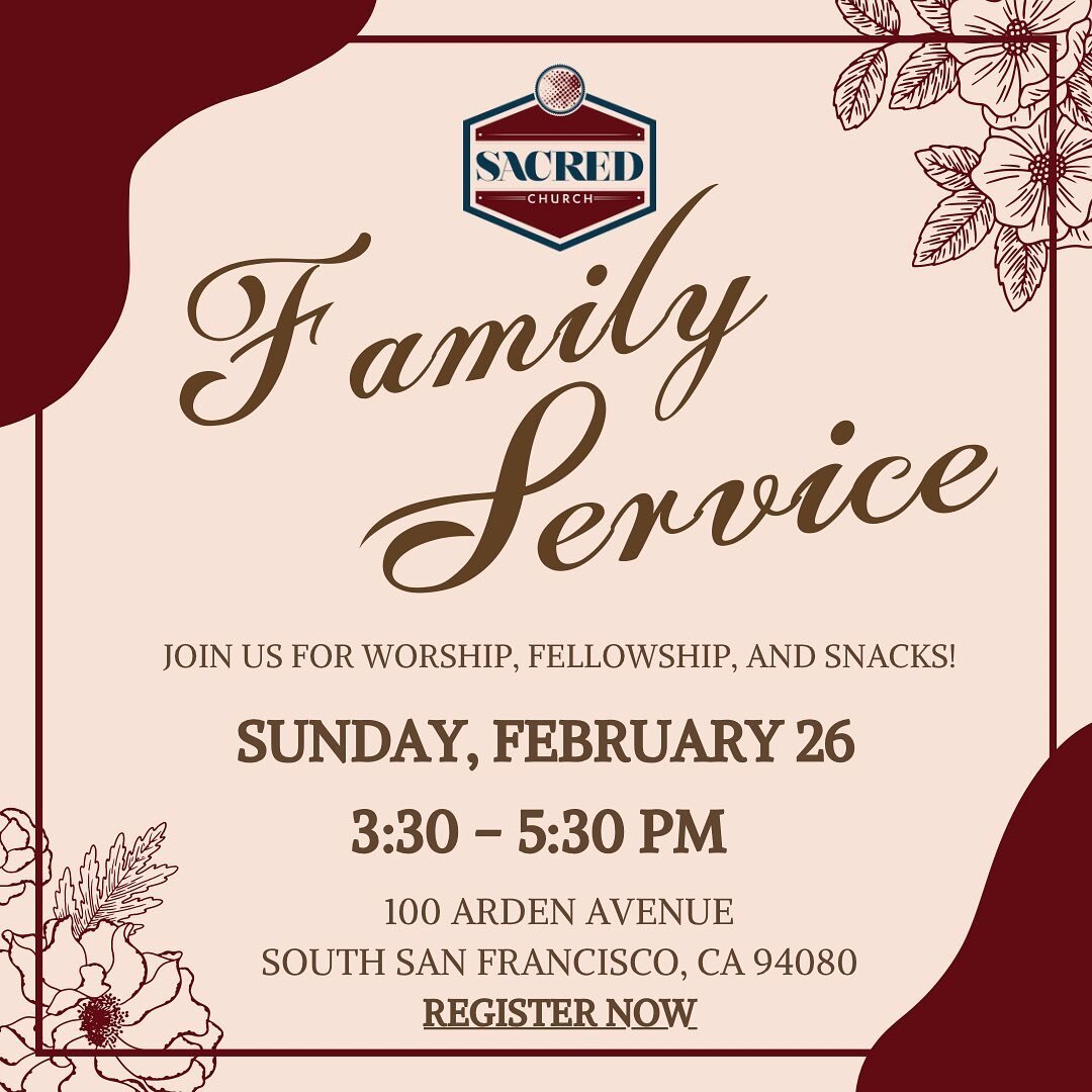 We&rsquo;re so excited for our first Family Service which is happening in just two weeks! Join us on Sunday, February 26 from 3:30-5:30 pm. Please pre-register for the Family Service through the link in our bio so we can plan accordingly. We are look