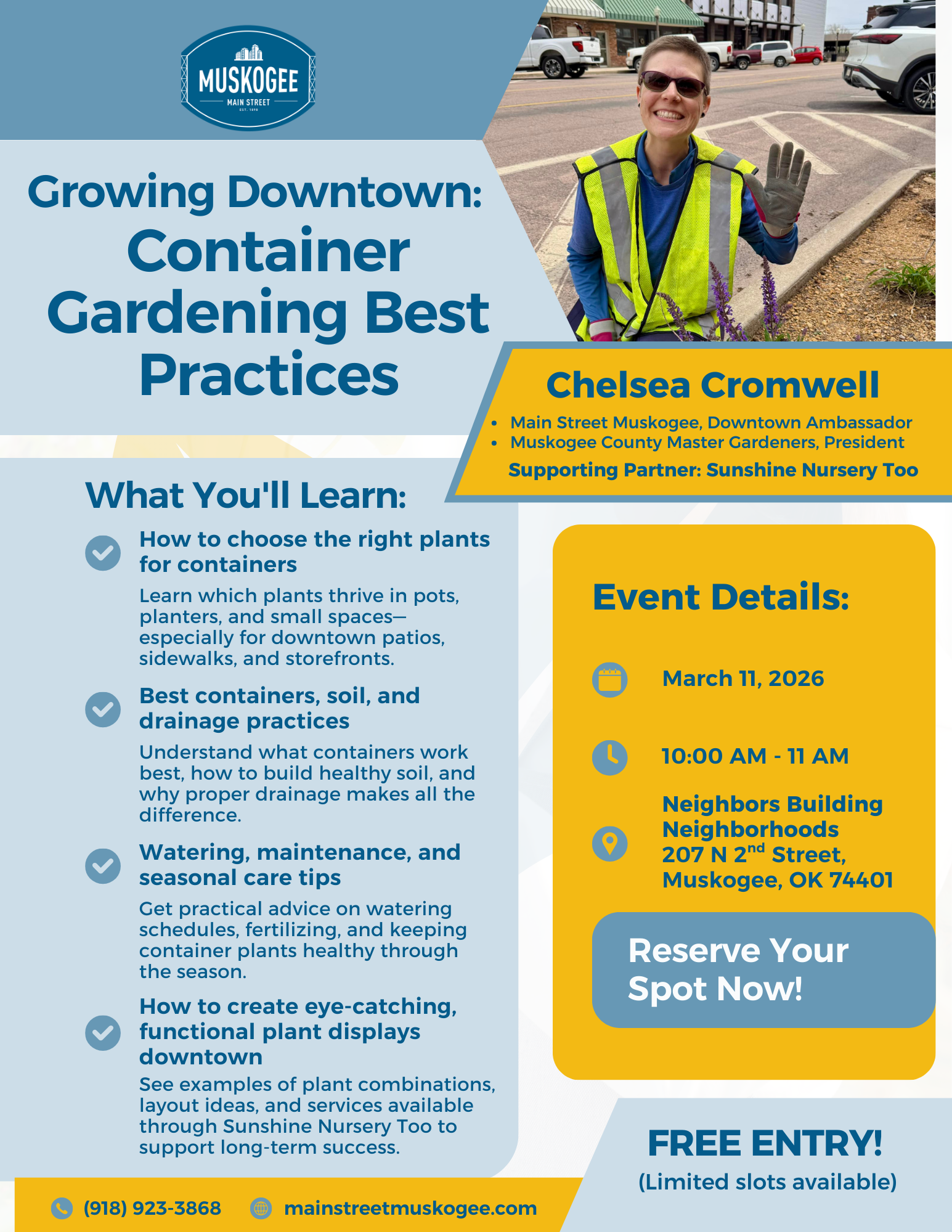 Workshop: Growing Downtown: Container Gardening Best Practices
