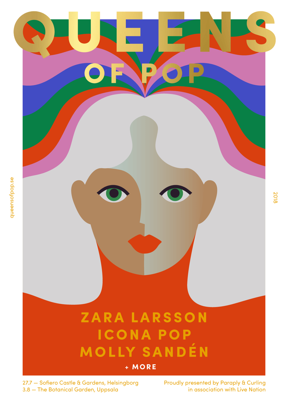Queens Poster – Full Lineup — Queens of Pop