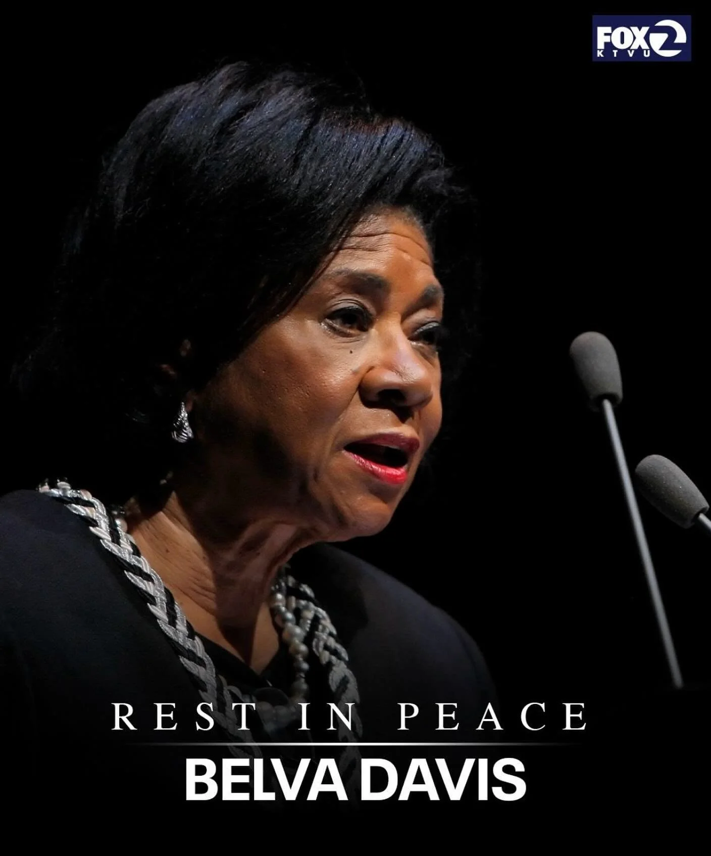 Rest in Power, Belva Davis, an Emmy Award-winning journalist who broke the color barrier in Bay Area radio and television in the 1960s.

Davis was the first Black woman to be hired as a television journalist on the West Coast when she took a position