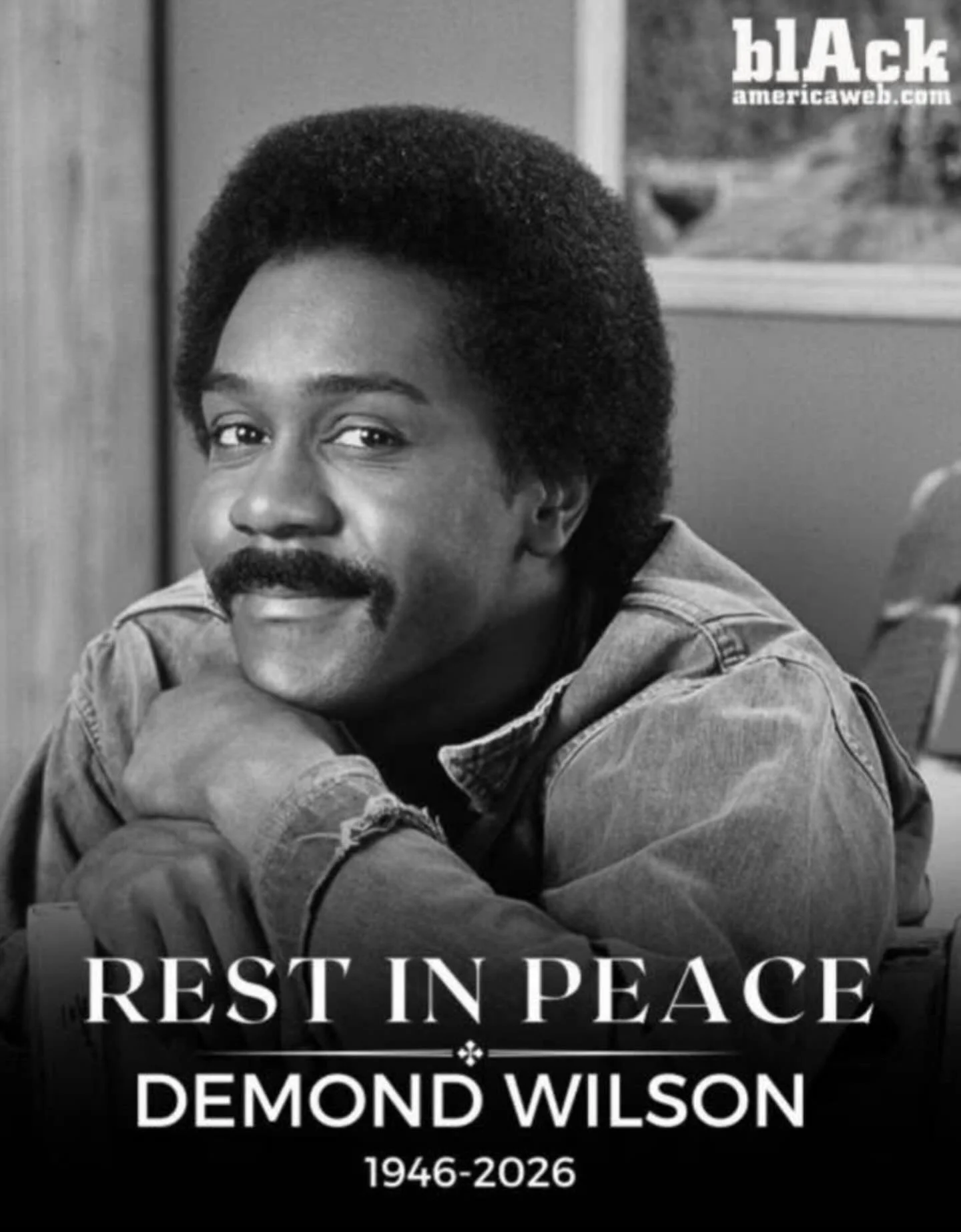 Rest in Peace Demond Wilson, who found fame in the 1970s, playing Lamont on &ldquo;Sanford and Son&rdquo; and then went on to become a minister. Another emptiness that will never be filled.
~
#theopolisvineyards #restinpeace #DemondWilson #SanfordAnd