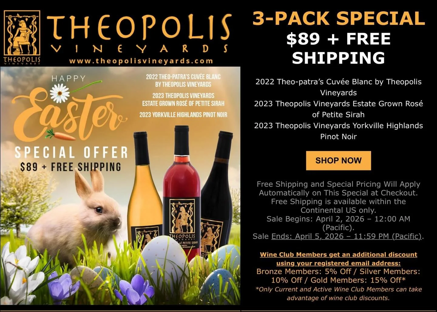 Happy Easter from our family to yours. Wishing you all the love and happiness that only Easter can bring. Have a joyous celebration with your family!

Today is the final day our Easter Special Offer. For the low price of $89 our Easter Special includ